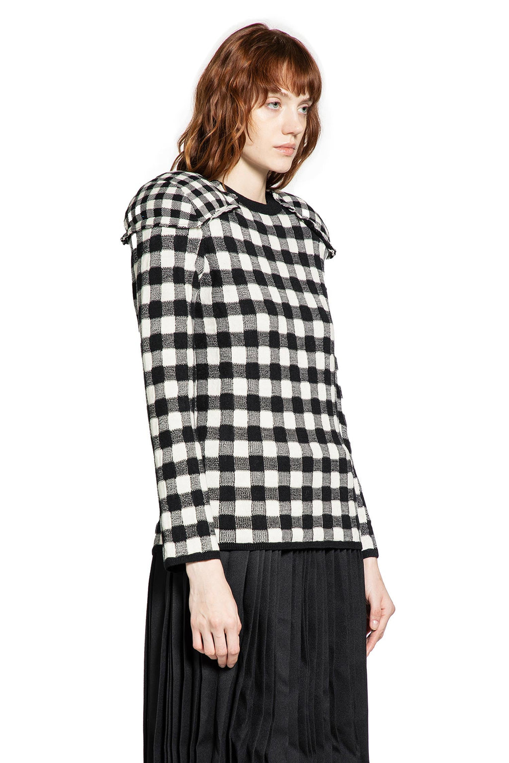 Оригінальна Check Wool Sweater Comme des garcons – детальний вид