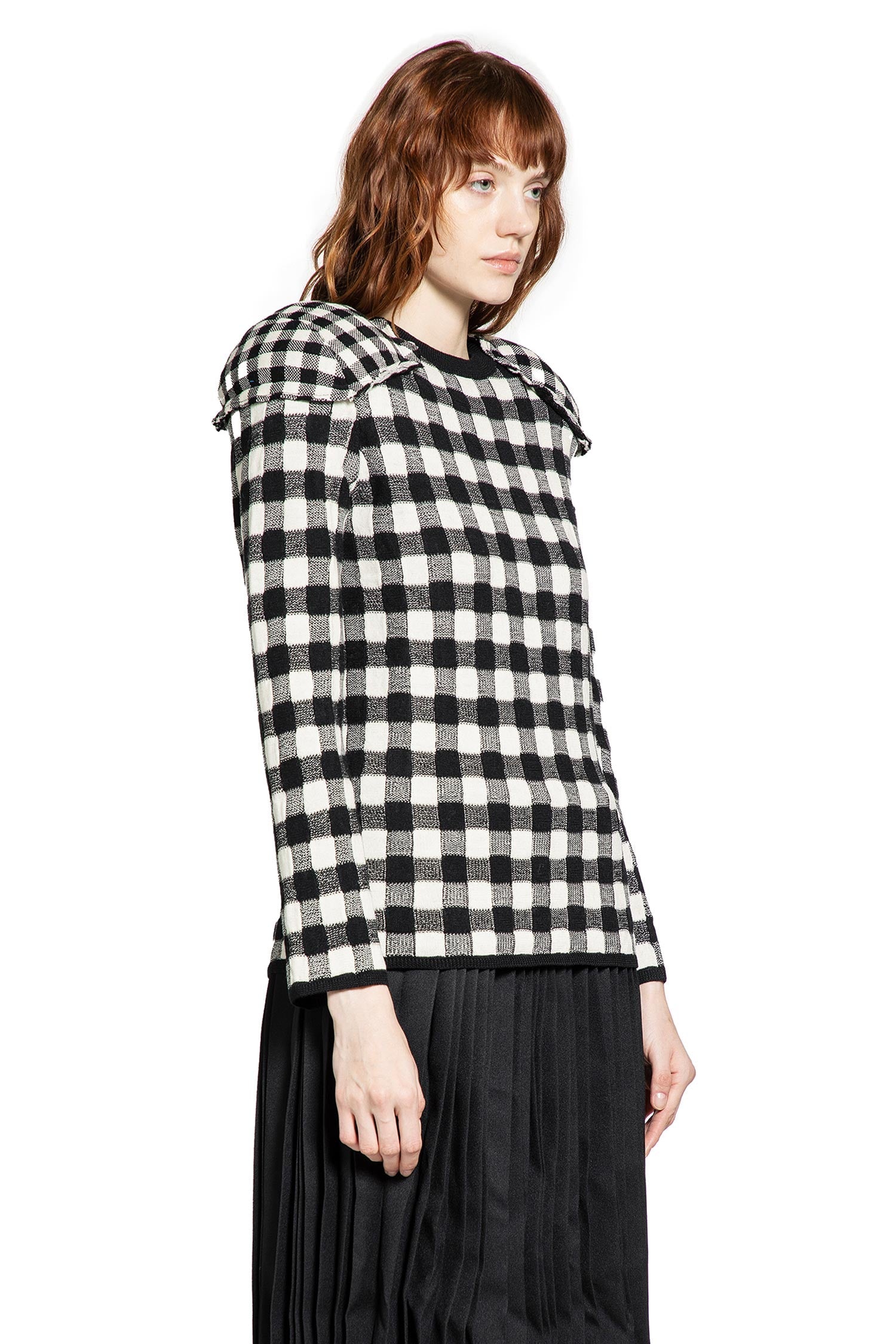 Оригінальна Check Wool Sweater Comme des garcons – детальний вид