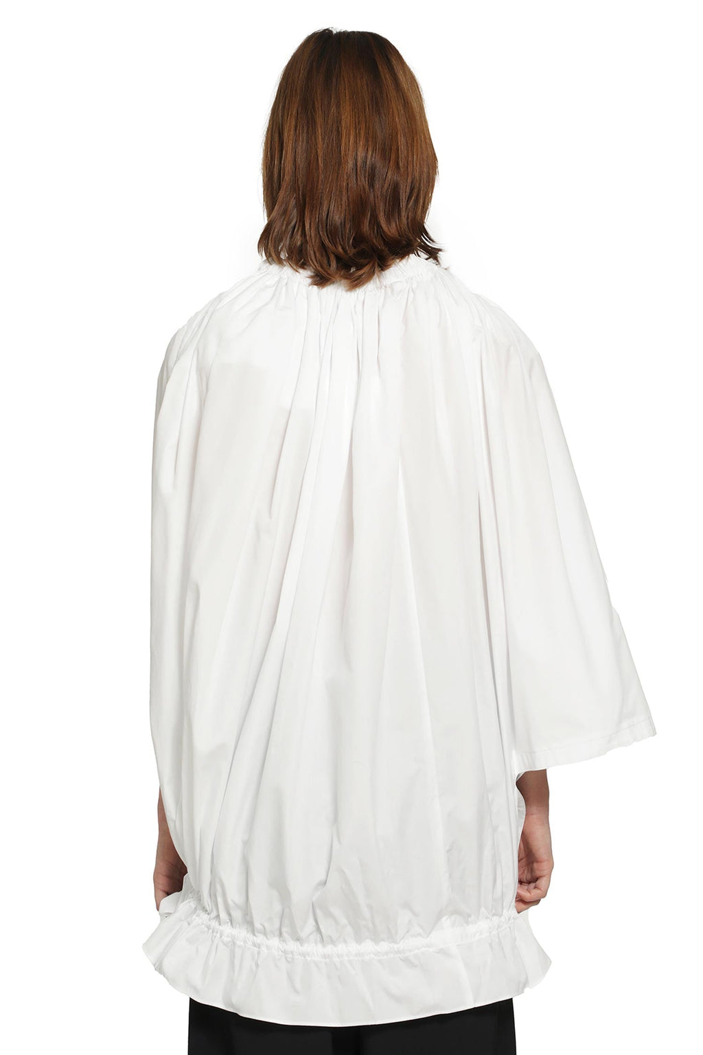 Оригінальна Gathered Cotton Poplin Blouse Comme des garcons – детальний вид
