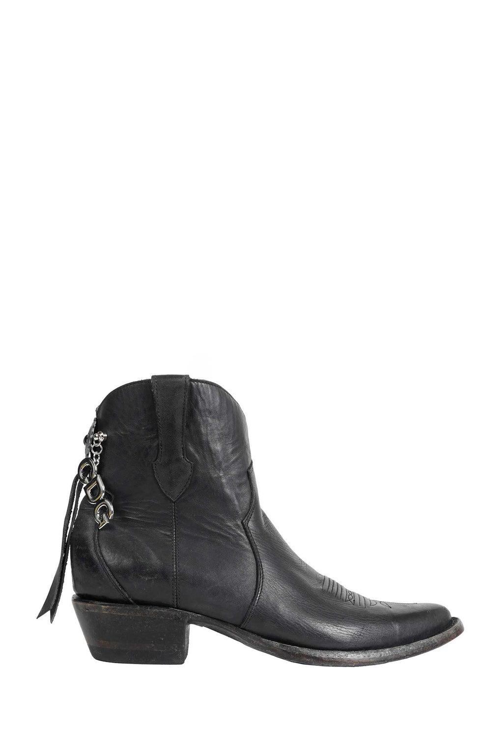 X Mexicana Leather Ankle Boots With Charm Comme des garcons – Гарантія оригінальності – боковий вид