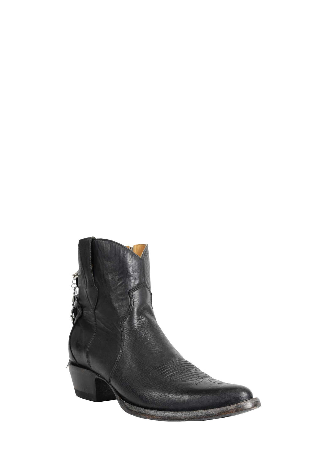 X Mexicana Leather Ankle Boots With Charm Comme des garcons – Гарантія оригінальності – вид ззаду