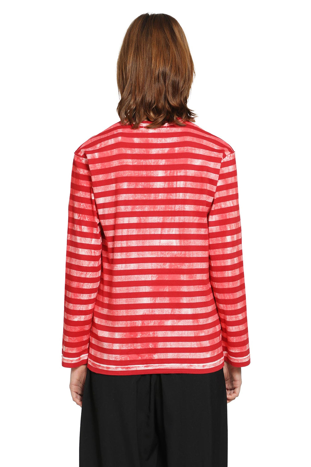 Оригінальна Striped Cotton Jersey Long Sleeve T-Shirt Comme des garcons – збільшений вид