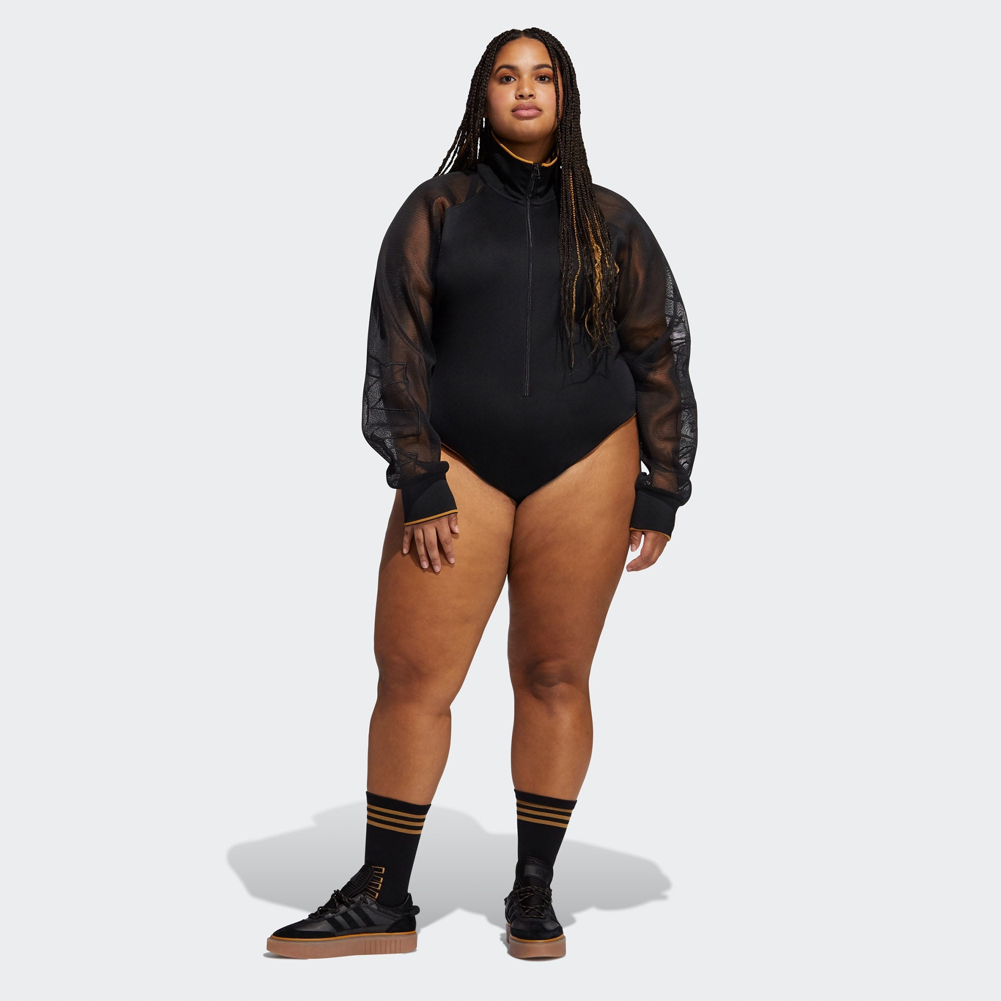 Women Mesh Body Suit Adidas – Гарантія оригінальності – боковий вид - ADIDAS