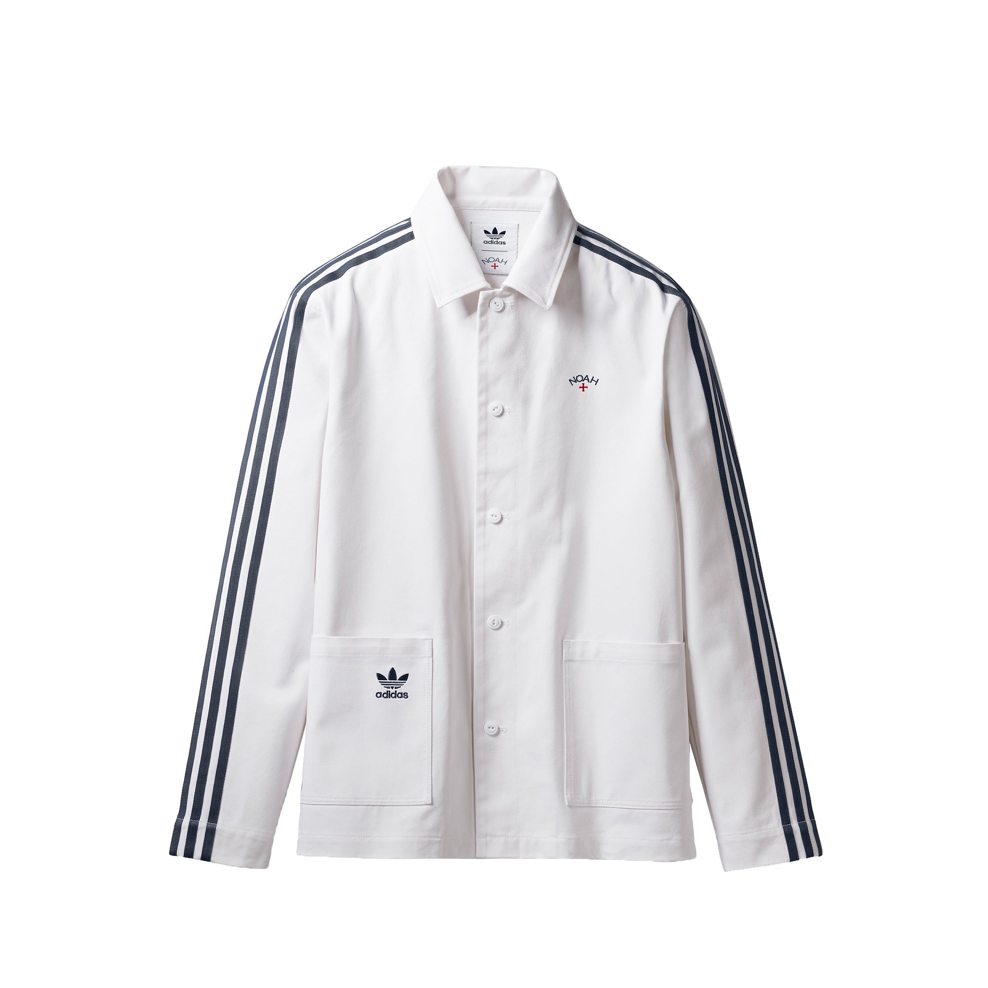 Mens Noah P Jacket White Adidas – Гарантія оригінальності – боковий вид - ADIDAS