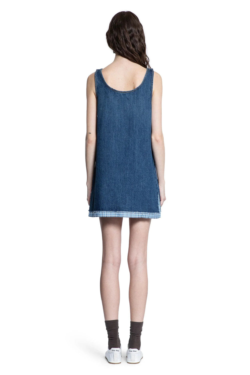 Woman Blue Dresses Miu miu – Гарантія оригінальності – збільшений вид