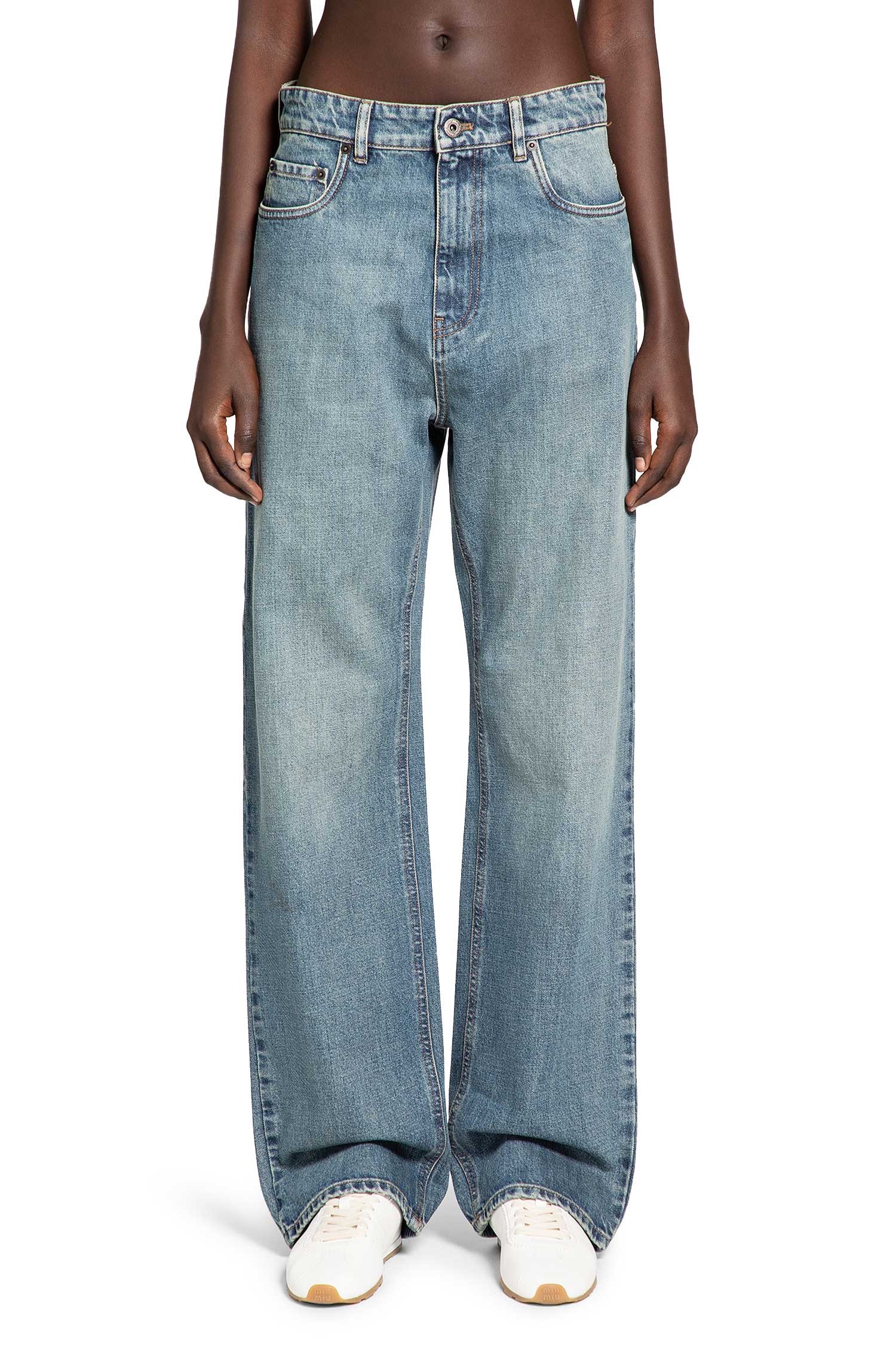 Denim Trousers Miu miu оригінал – Купити в Україні – вид ззаду