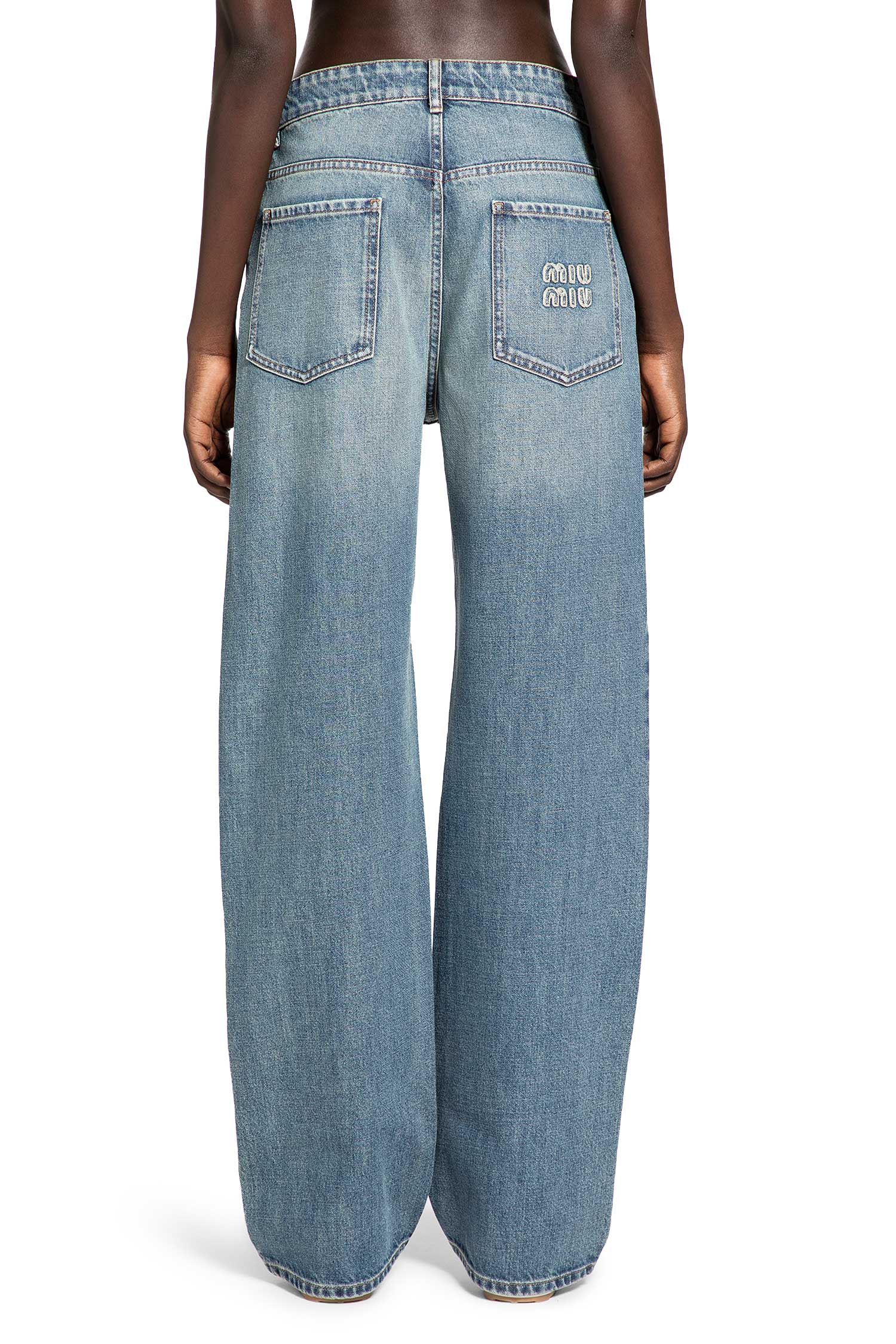 Denim Trousers Miu miu оригінал – Купити в Україні – збільшений вид
