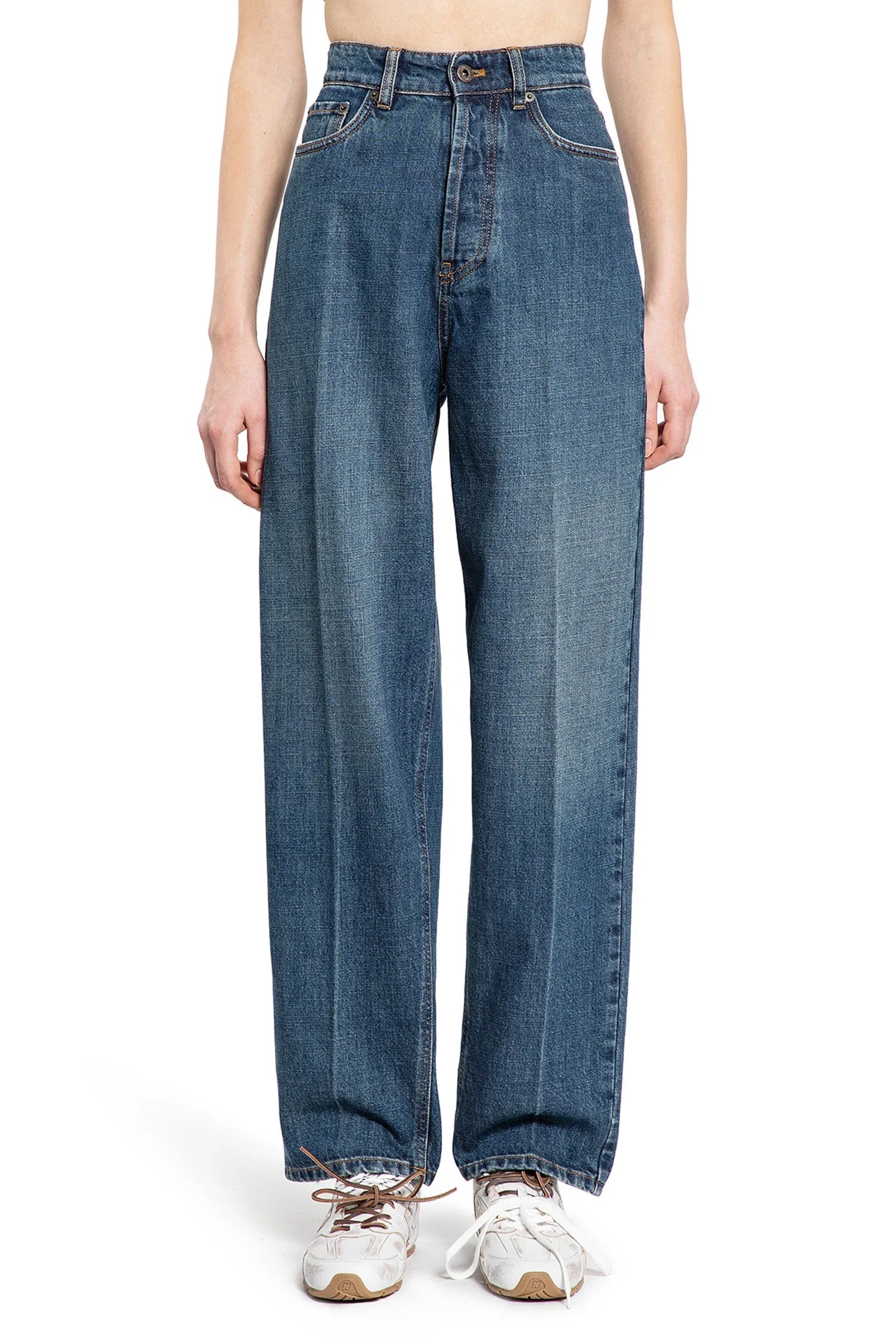 Оригінальна Woman Blue Jeans Miu miu – вид ззаду