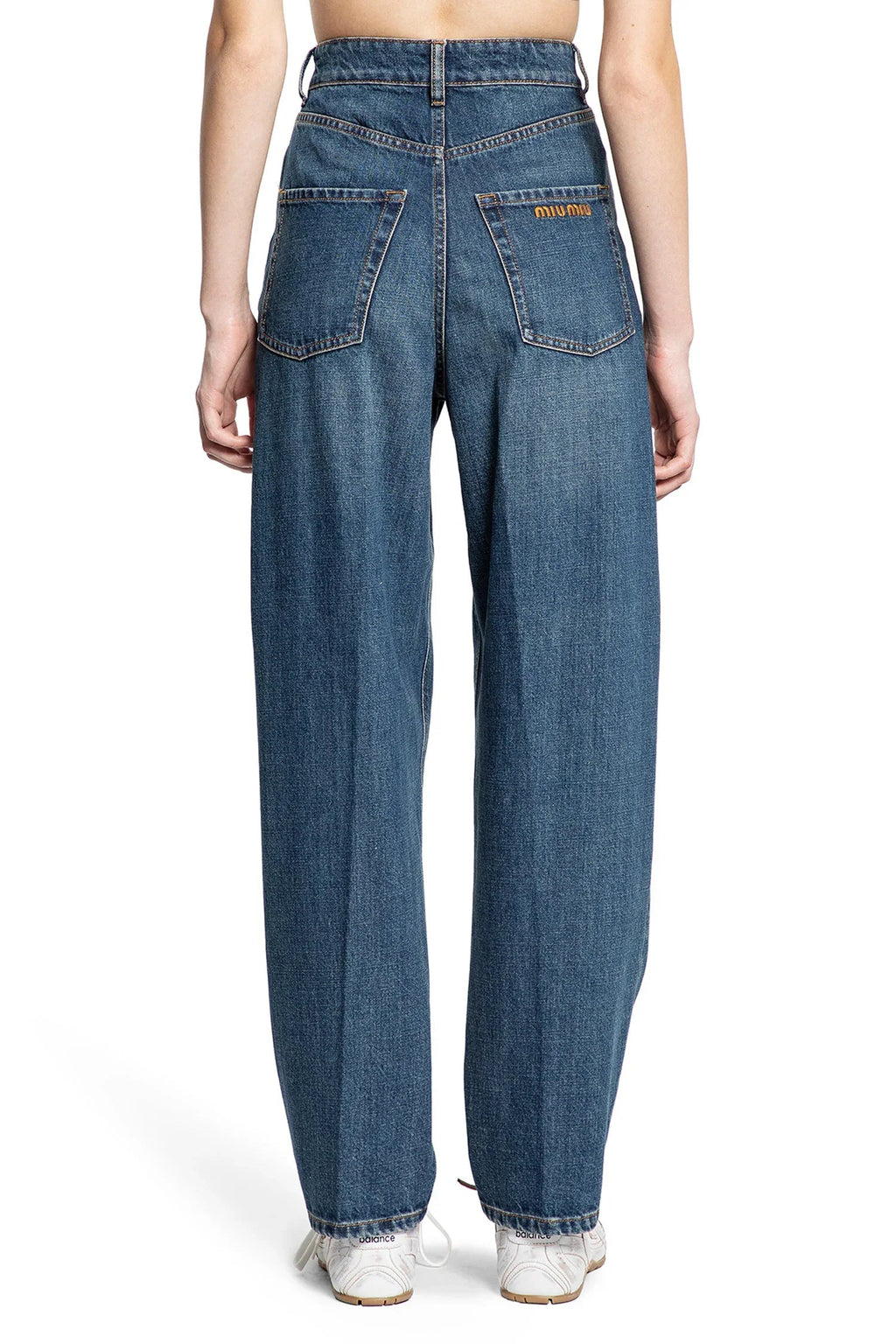 Оригінальна Woman Blue Jeans Miu miu – збільшений вид
