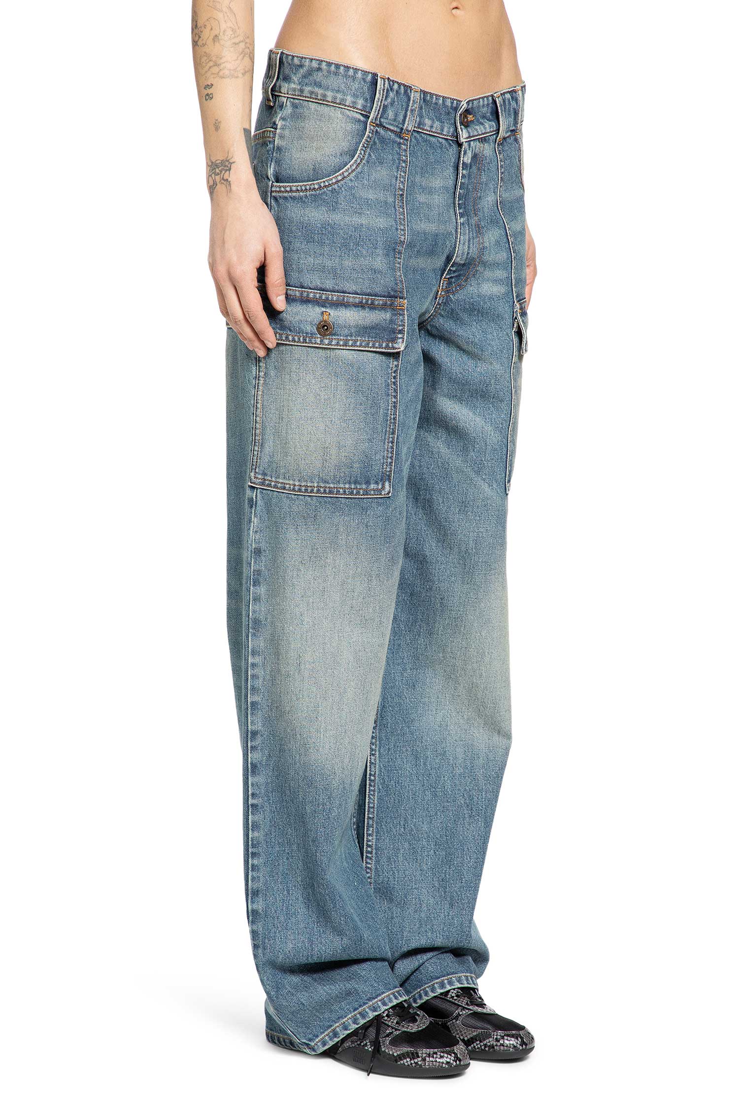 Cargo Denim Trousers Miu miu оригінал – Купити в Україні – детальний вид
