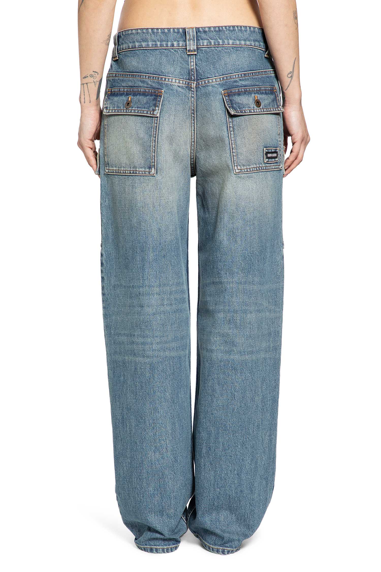Cargo Denim Trousers Miu miu оригінал – Купити в Україні – збільшений вид