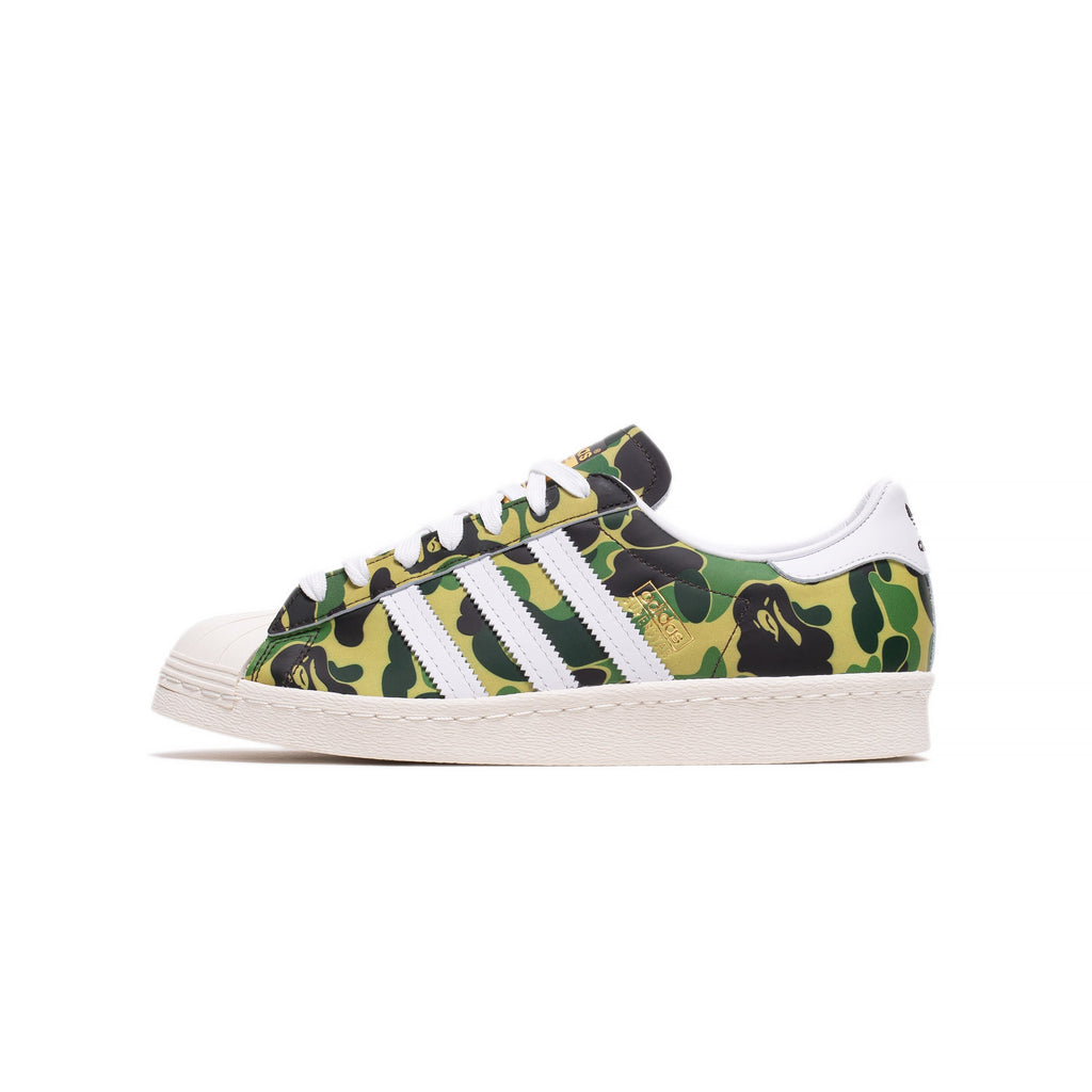 Mens Superstar80s Bape Shoes Adidas оригінал – Купити в Україні – боковий вид