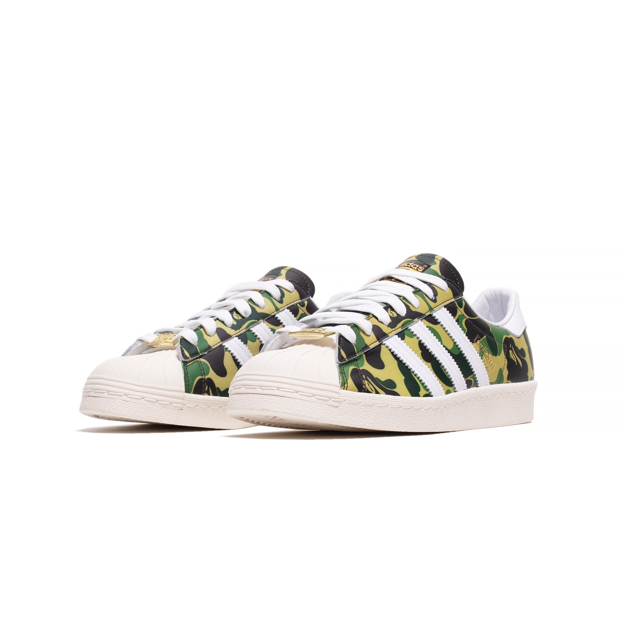 Mens Superstar80s Bape Shoes Adidas оригінал – Купити в Україні – вид ззаду - ADIDAS