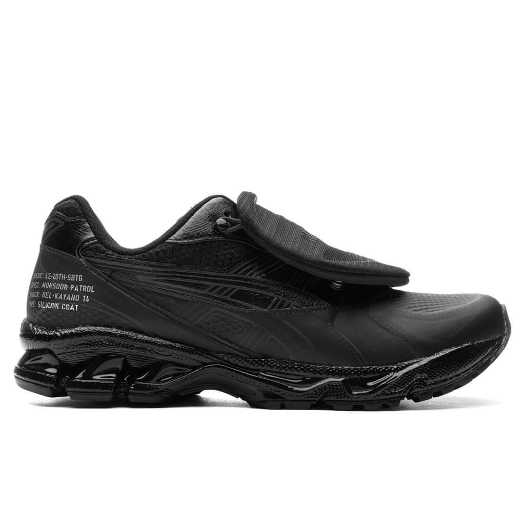 Оригінальна X Sbtg X Limited Edt Gel Kayano 14 Black Asics – боковий вид