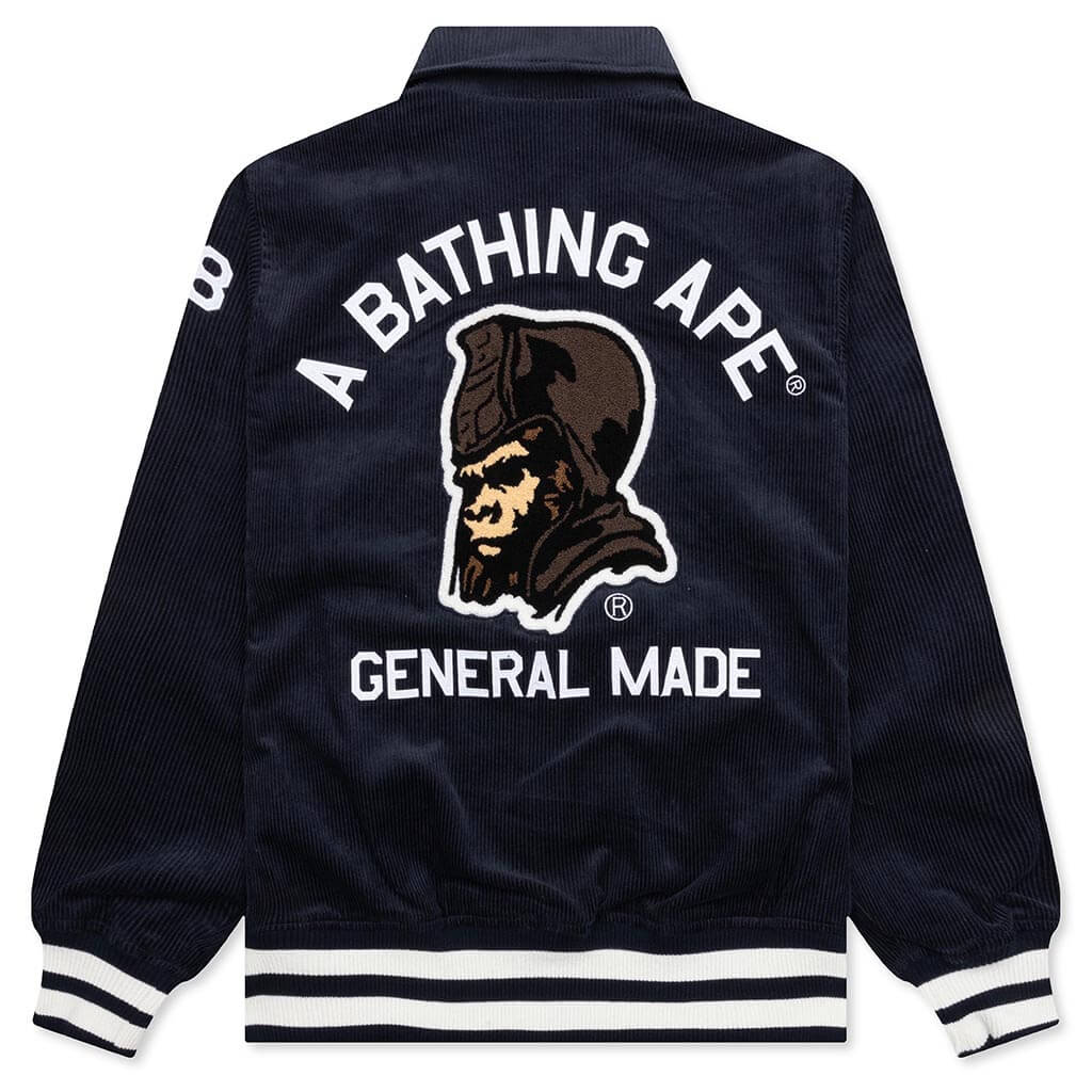 General Corduroy Varsity Jacket A bathing ape – Гарантія оригінальності – вид ззаду