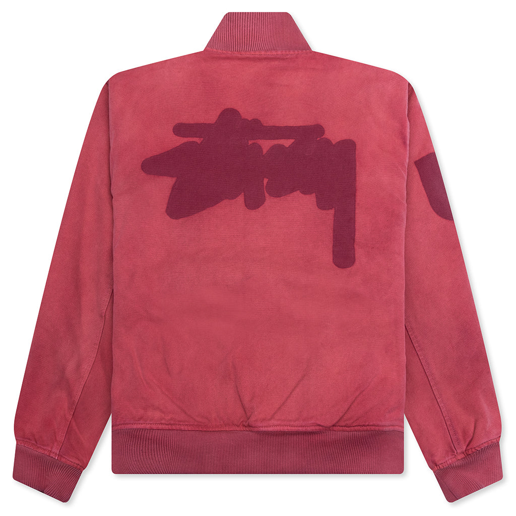 Оригінальна Ghost Logo Canvas Varsity Stussy – вид ззаду