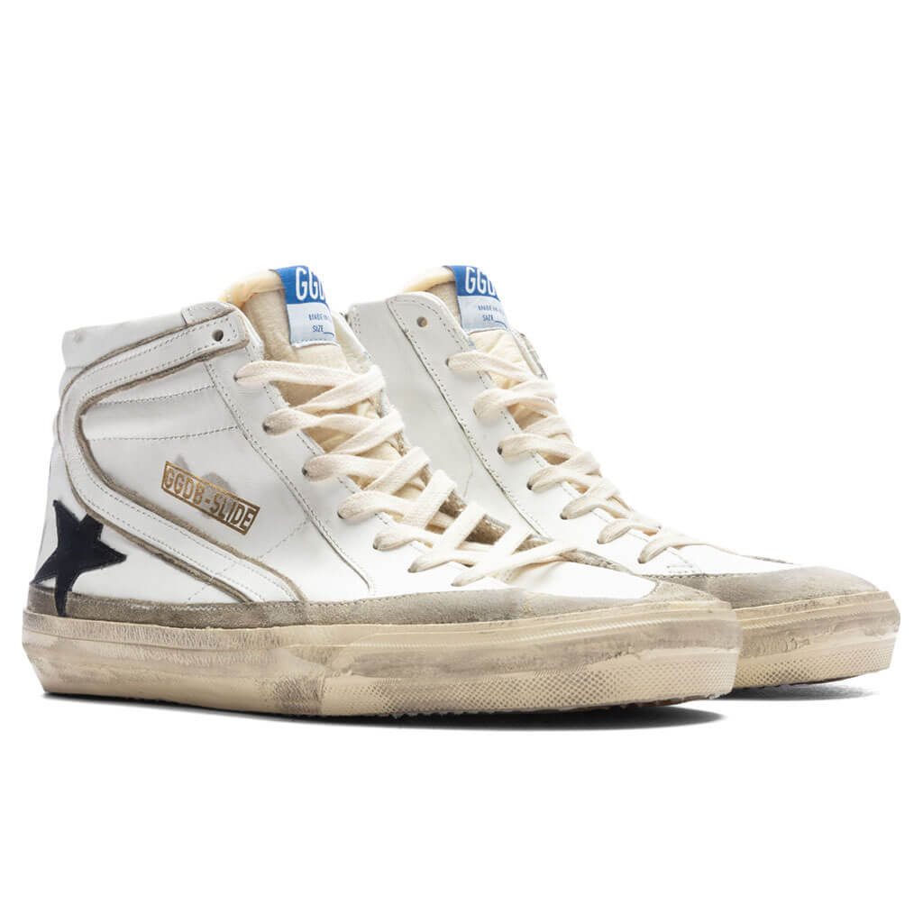 Slide Leather Golden goose – Гарантія оригінальності – вид ззаду