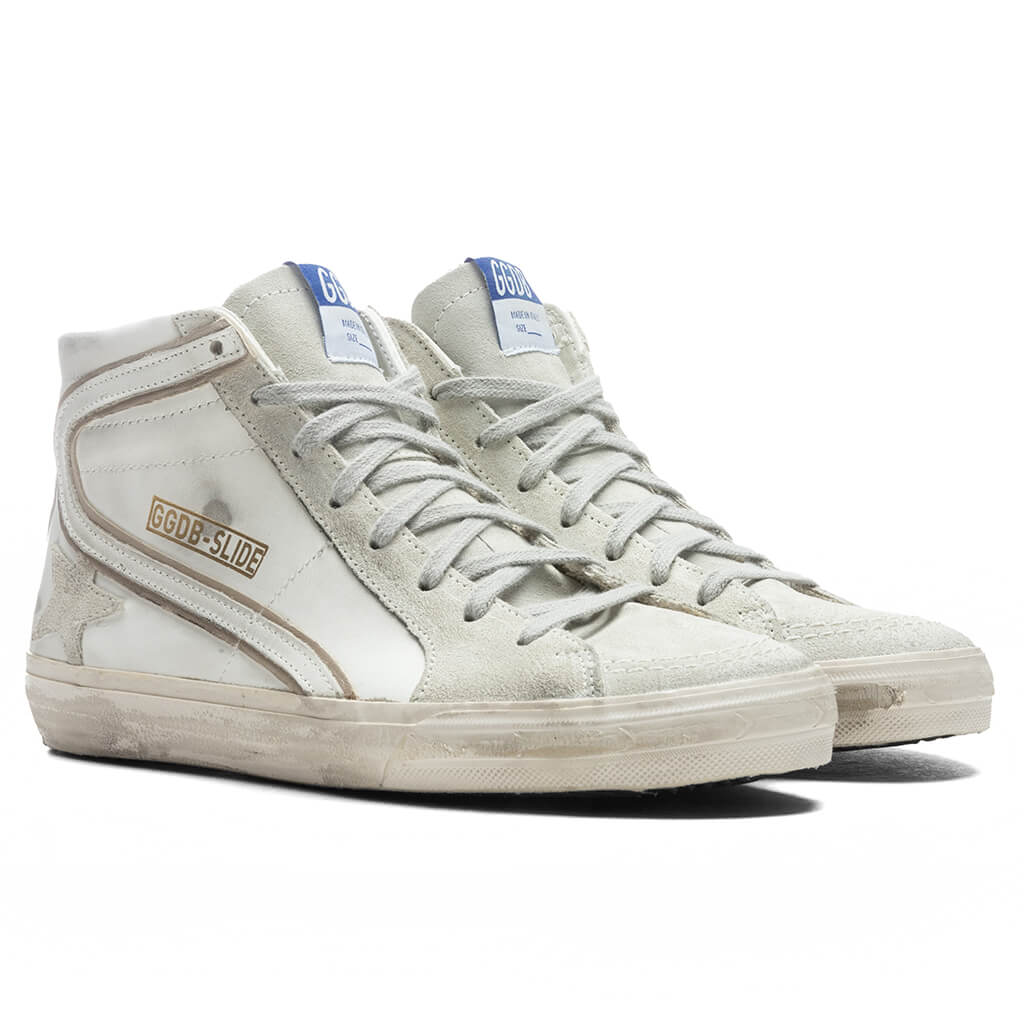 Оригінальна Slide Leather Sneakers Golden goose – вид ззаду