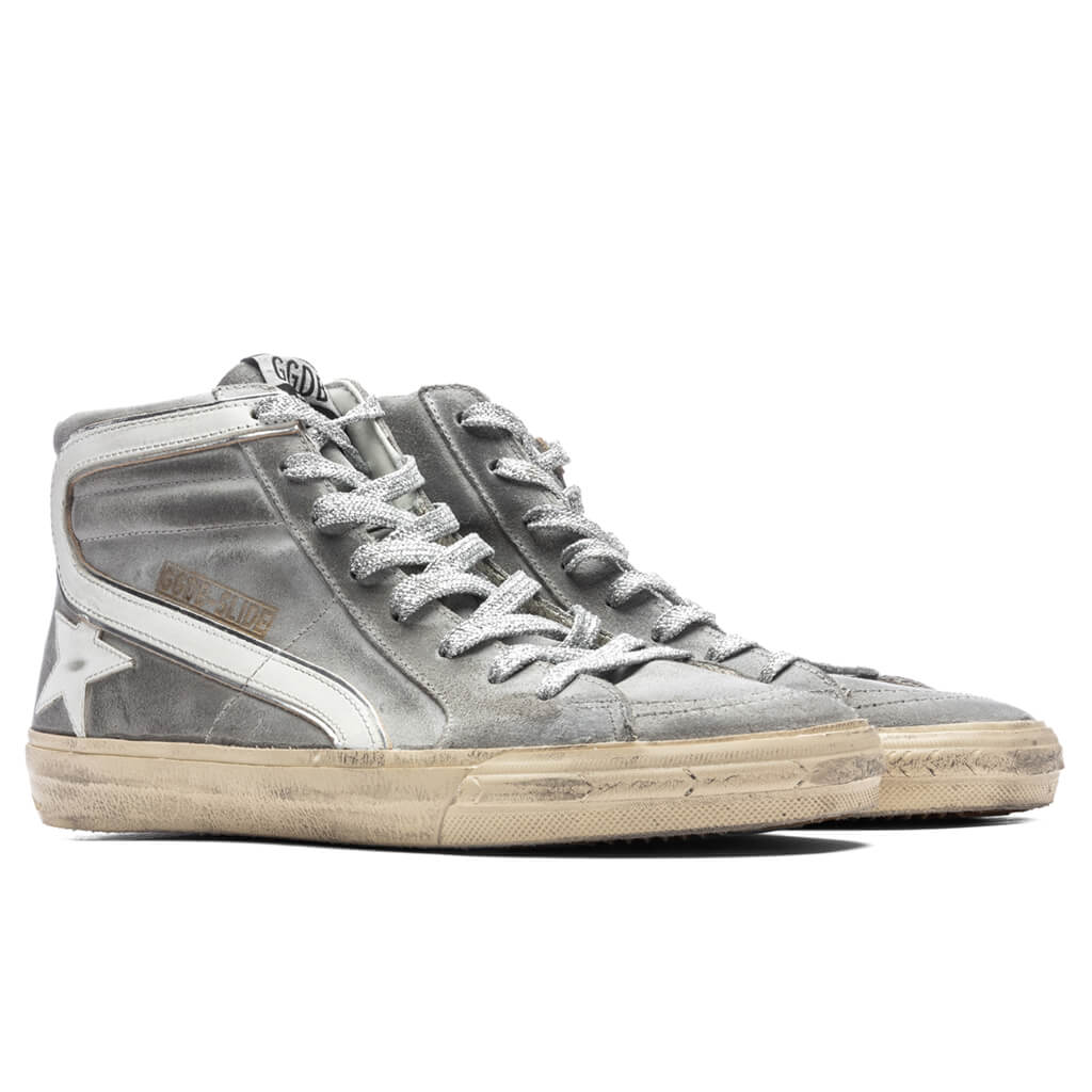 Slide Wax Suede Sneaker Golden goose – Гарантія оригінальності – вид ззаду