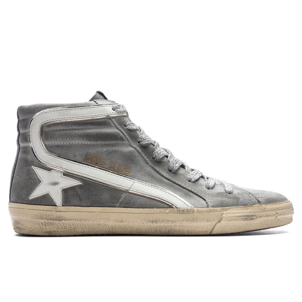 Slide Wax Suede Sneaker Golden goose – Гарантія оригінальності – боковий вид