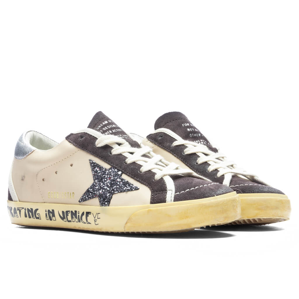 Оригінальна Womens Superstar Glitter Star Golden goose – вид ззаду