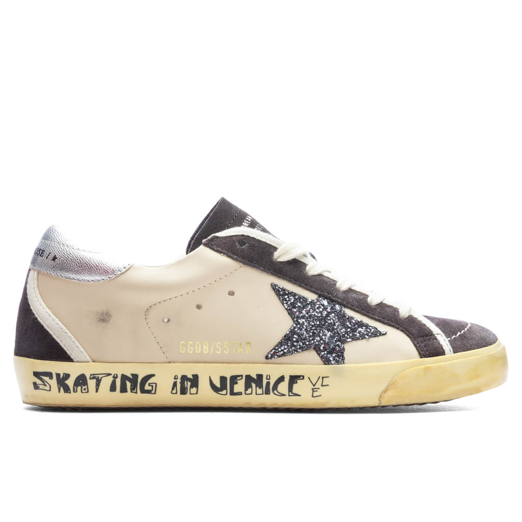 Оригінальна Womens Superstar Glitter Star Golden goose – боковий вид
