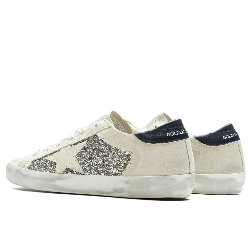 Оригінальна Womens Glitter Suede Super Star Golden goose – детальний вид