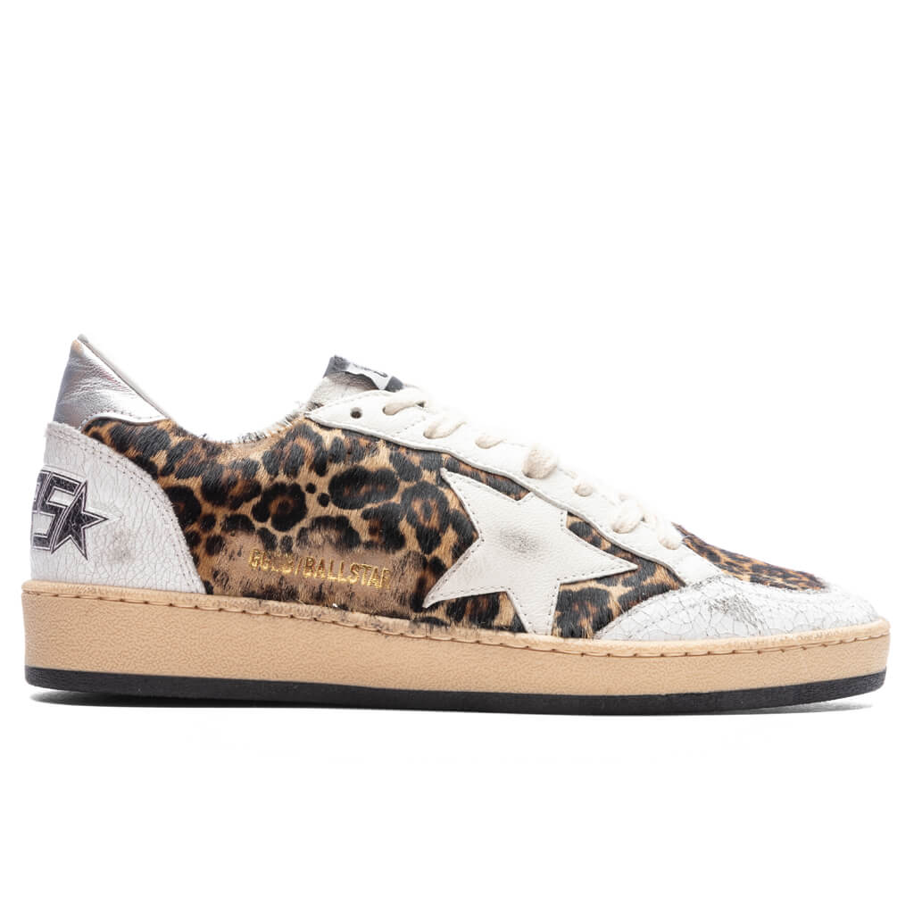 Womens Sneakers Leather Nappa Ball Star Golden goose – Гарантія оригінальності – боковий вид