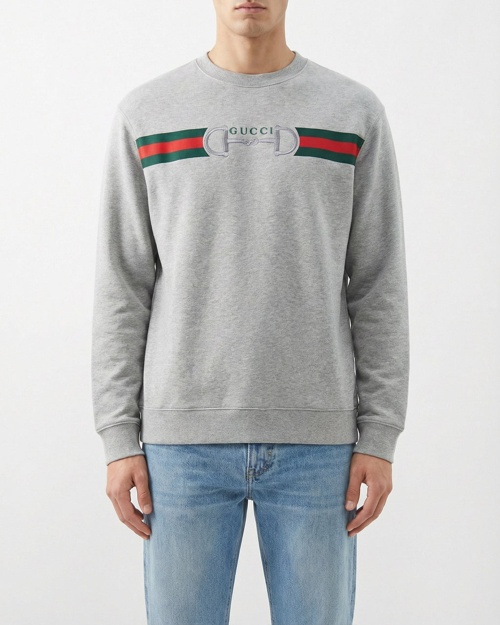 Оригінальна Printed Cotton Sweatshirt Gucci – вид ззаду