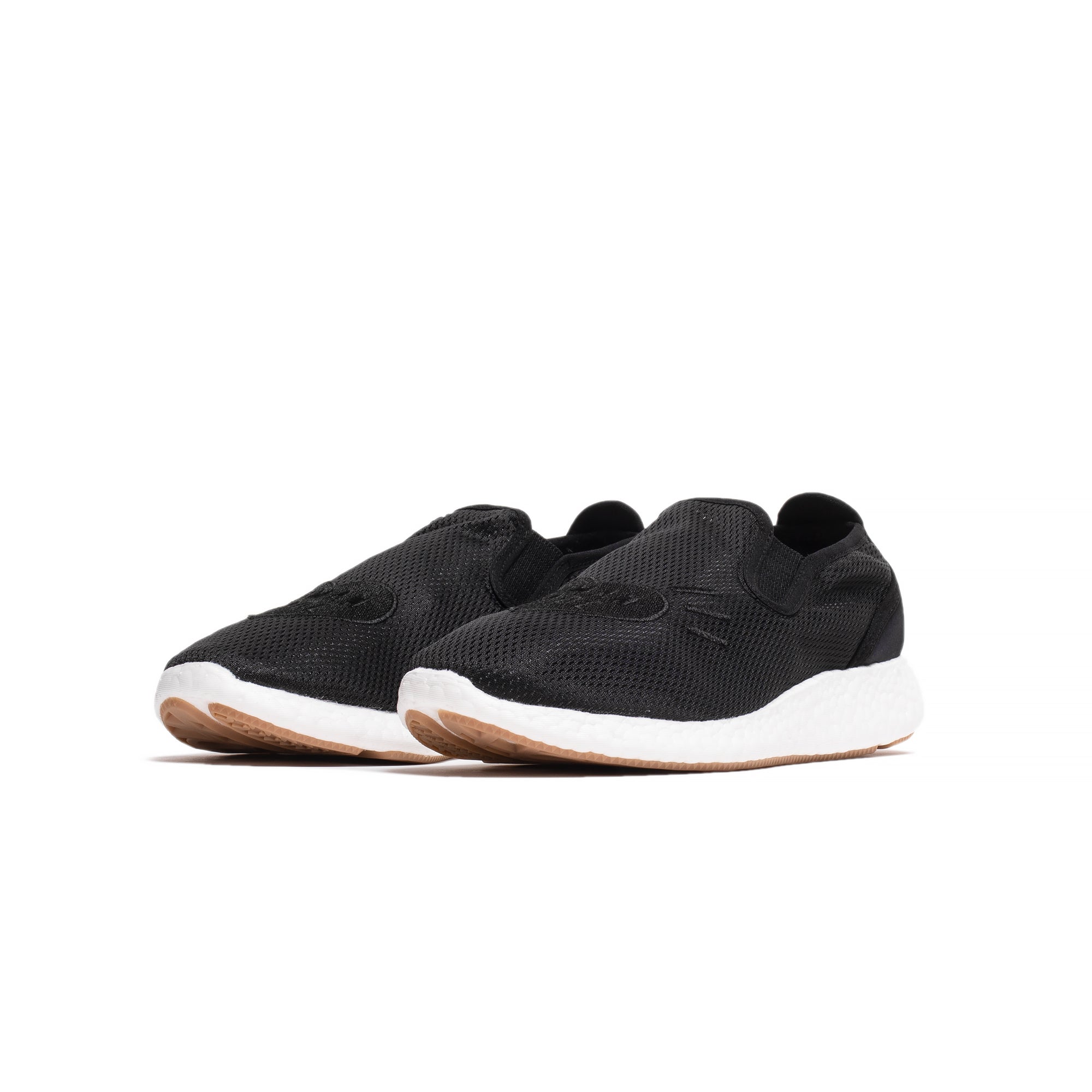 Mens Slipon Pure Hm Core Black Adidas оригінал – Купити в Україні – вид ззаду - ADIDAS