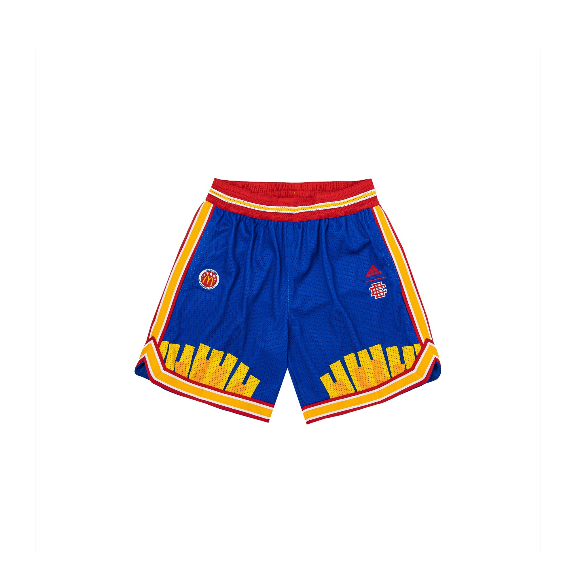 Mens Ee Mcdonalds Rr Shorts Bold Blue Adidas оригінал – Купити в Україні – боковий вид - ADIDAS