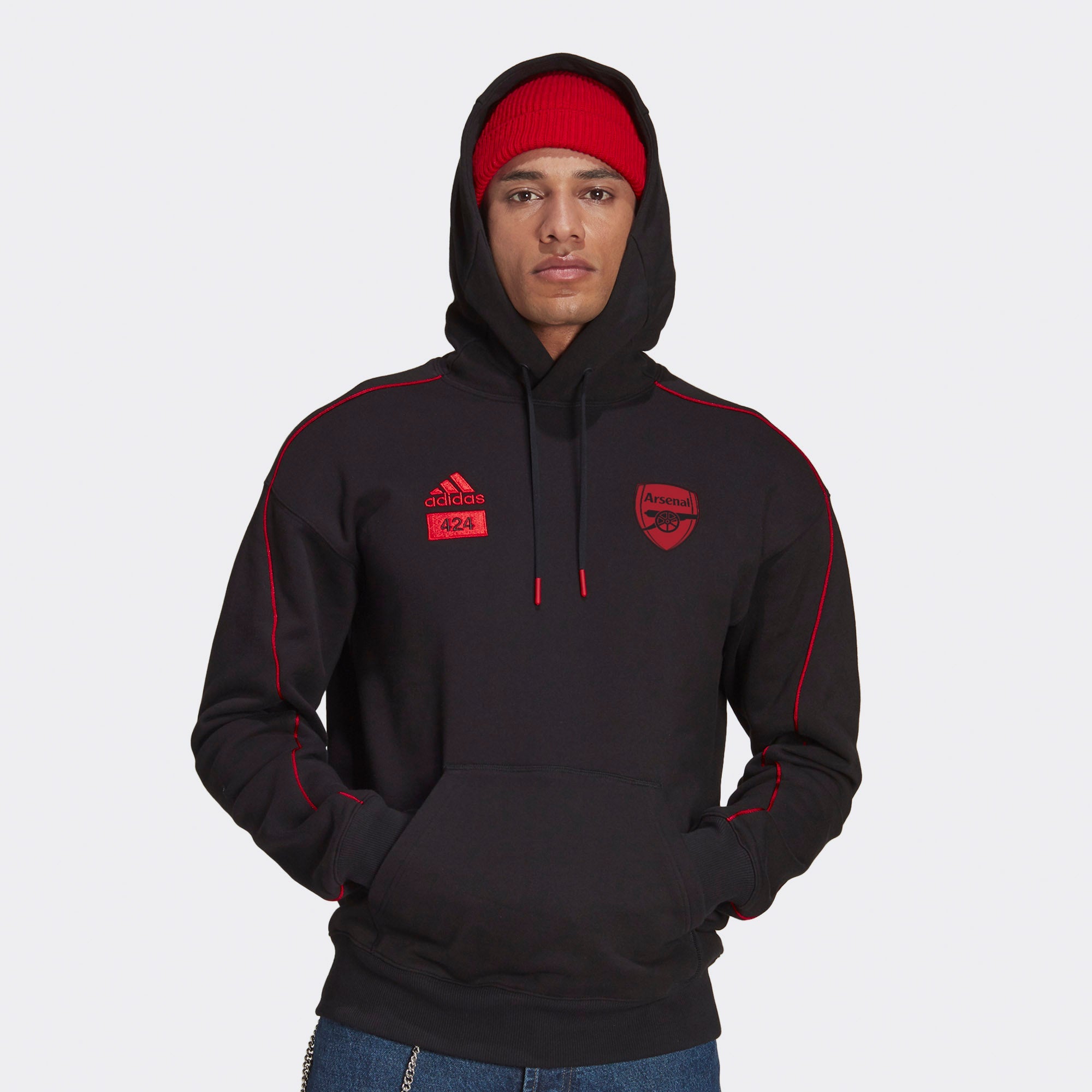 Оригінальна Mens Afc X 424 Hoodie Adidas – вид ззаду - ADIDAS