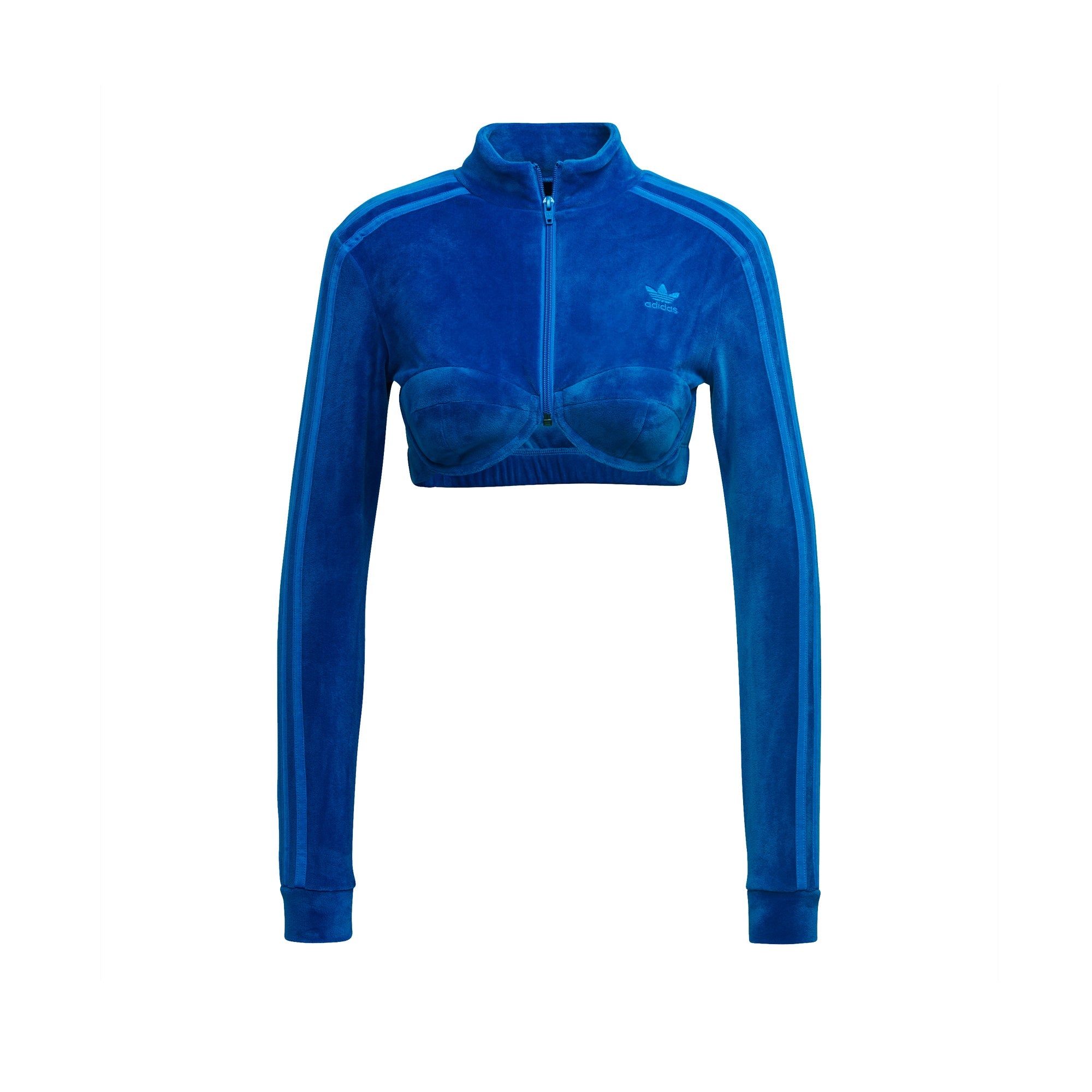 Оригінальна Womens Js Track Top Blue Adidas – боковий вид - ADIDAS