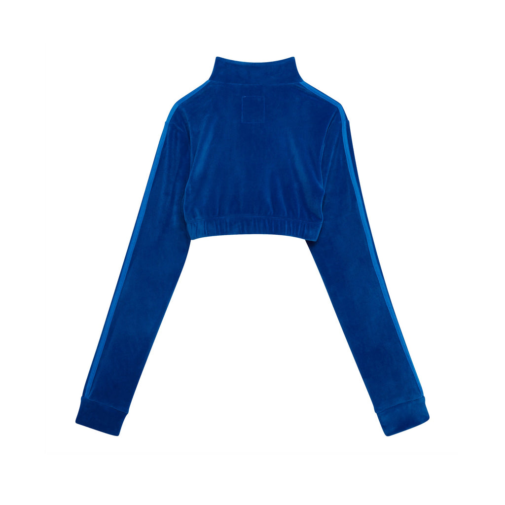 Оригінальна Womens Js Track Top Blue Adidas – вид ззаду