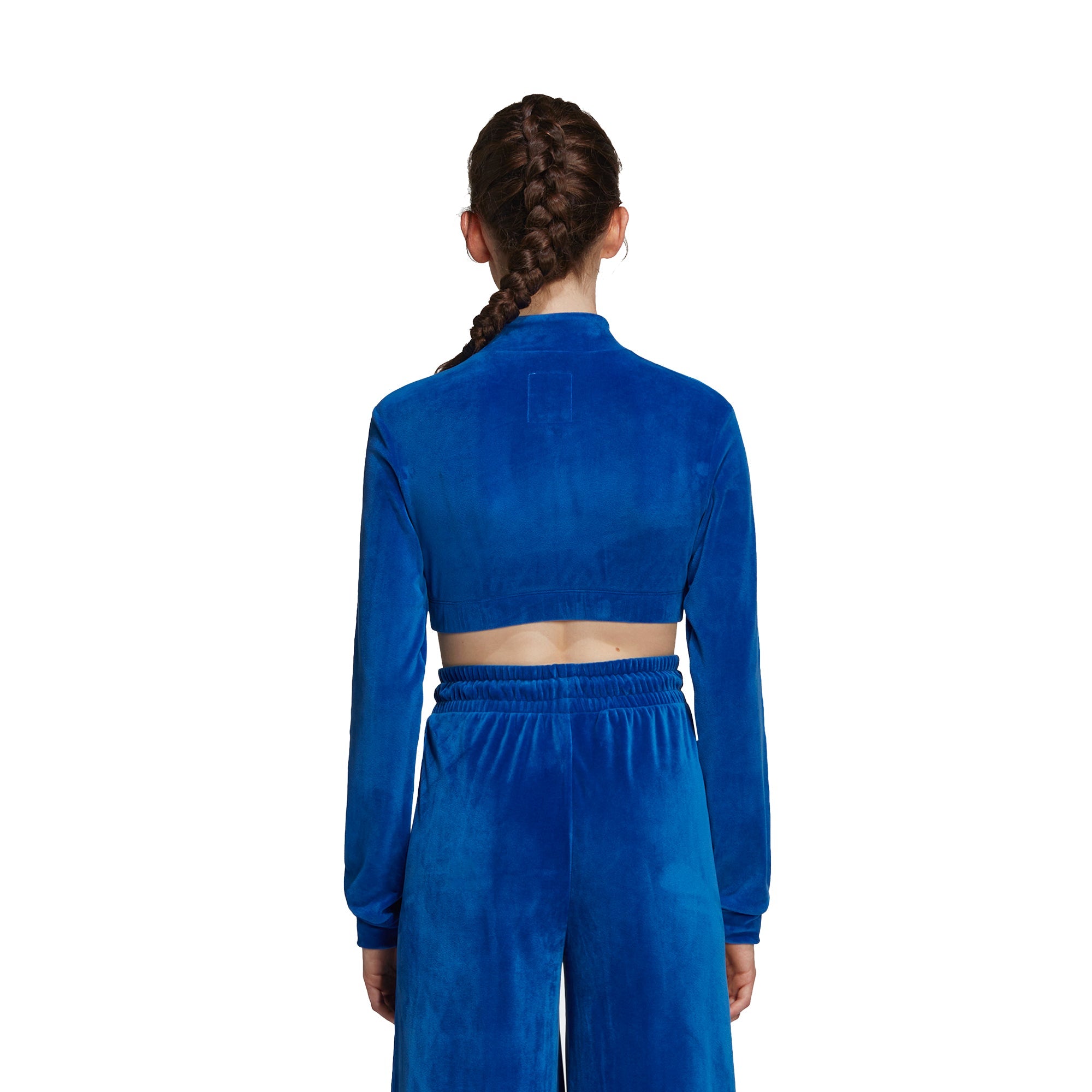 Оригінальна Womens Js Track Top Blue Adidas – збільшений вид - ADIDAS