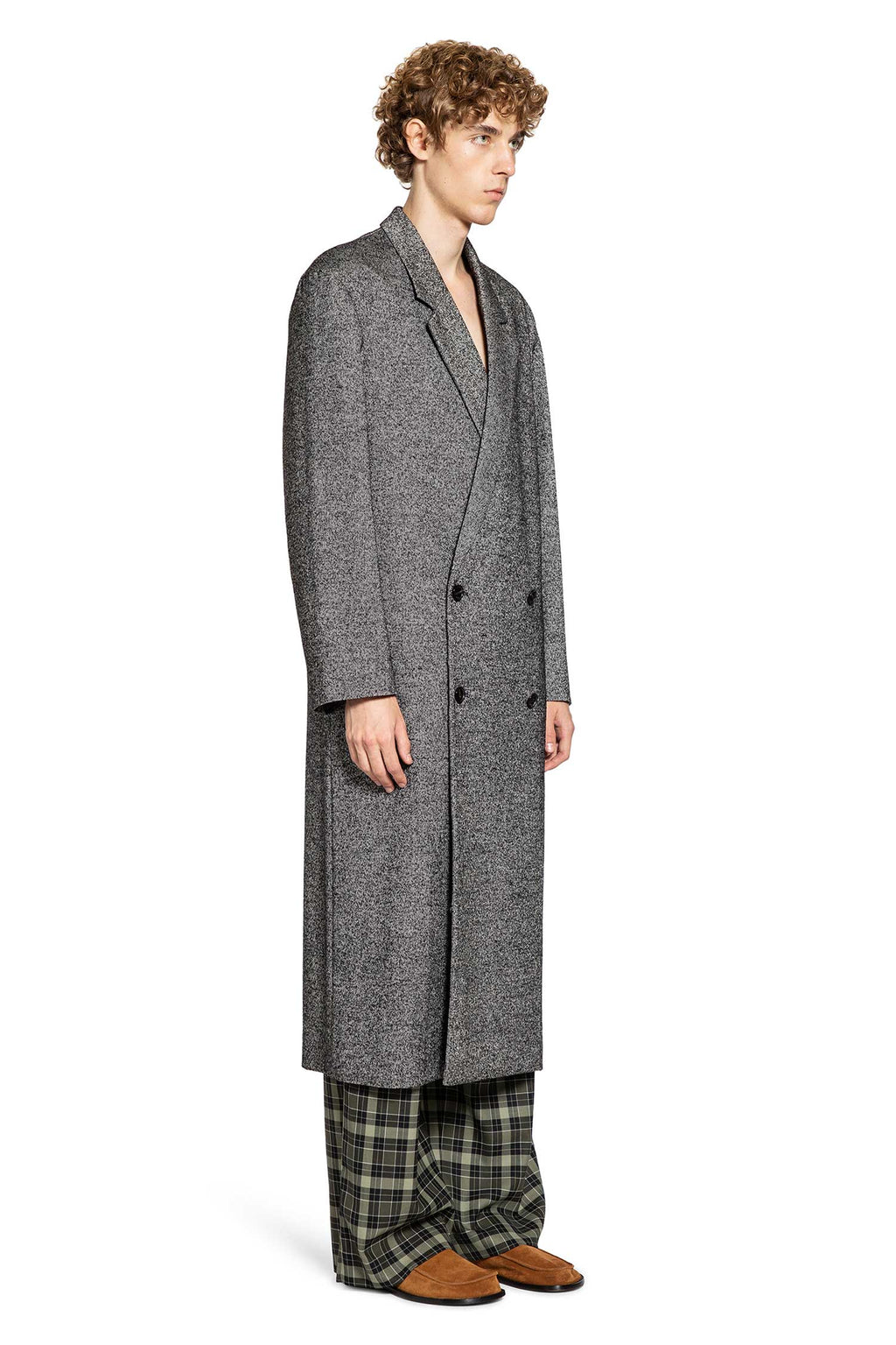 Оригінальна Wool Blend Double Breasted Coat Loewe – детальний вид