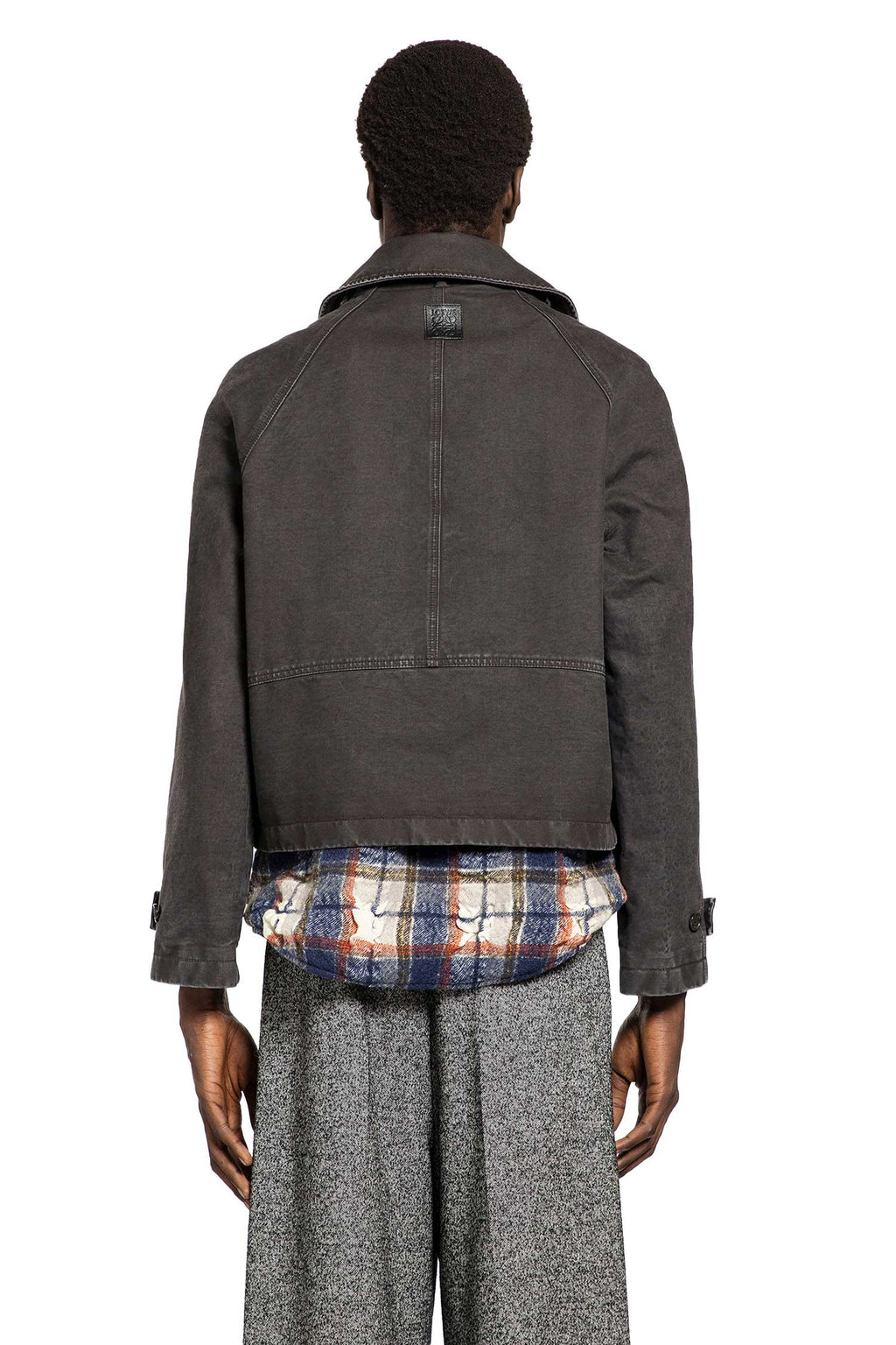 Belted Jacket In Cotton Loewe – Гарантія оригінальності – детальний вид