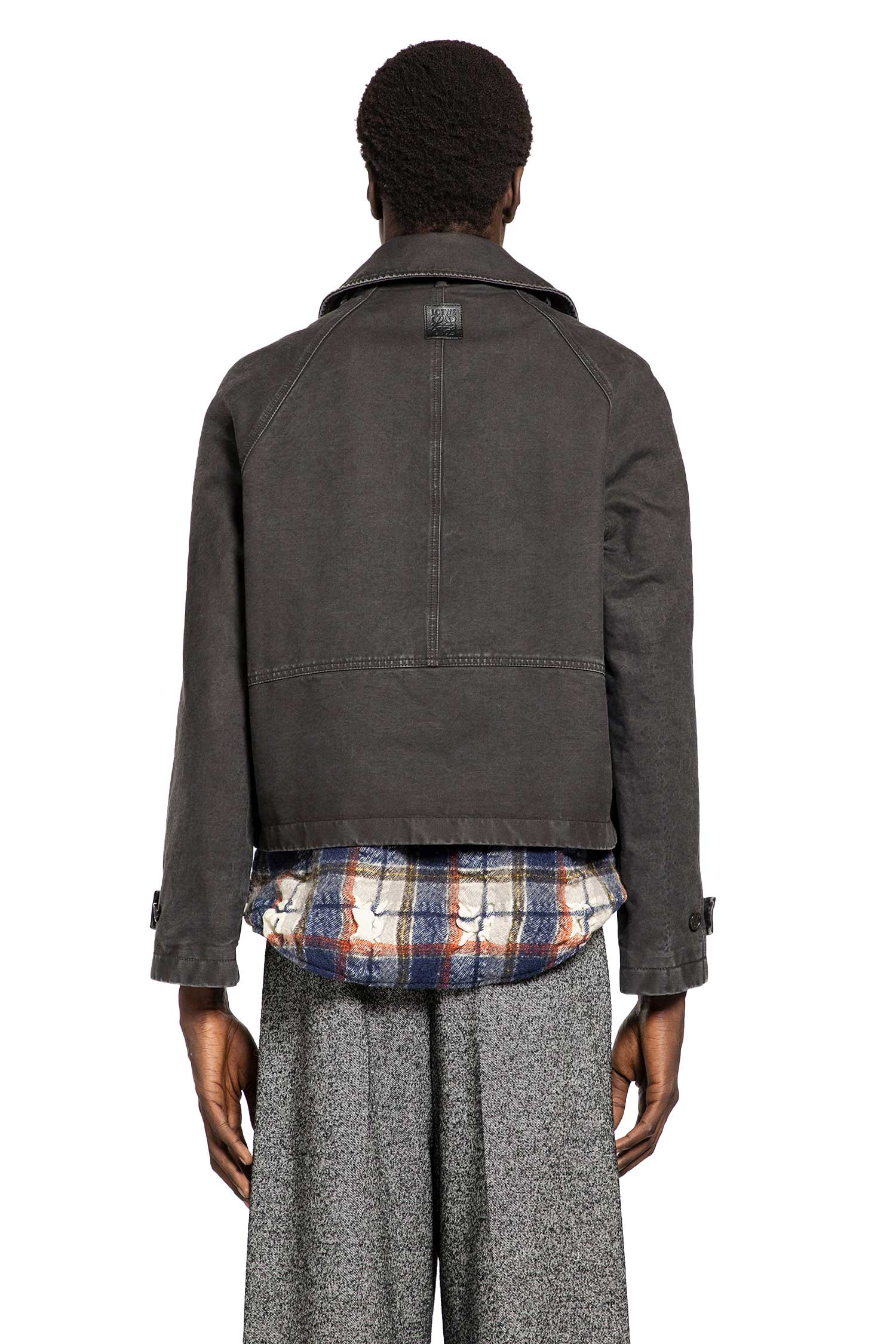 Belted Jacket In Cotton Loewe – Гарантія оригінальності – детальний вид