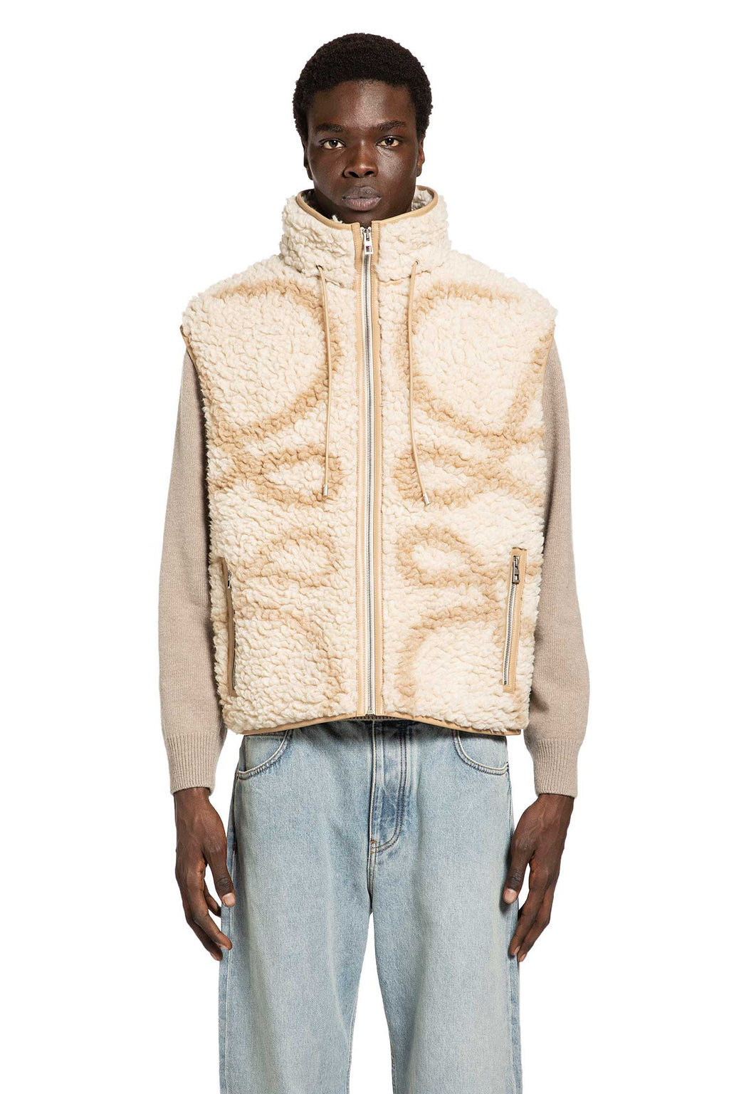 Оригінальна Vest In Anagram Fleece Loewe – боковий вид