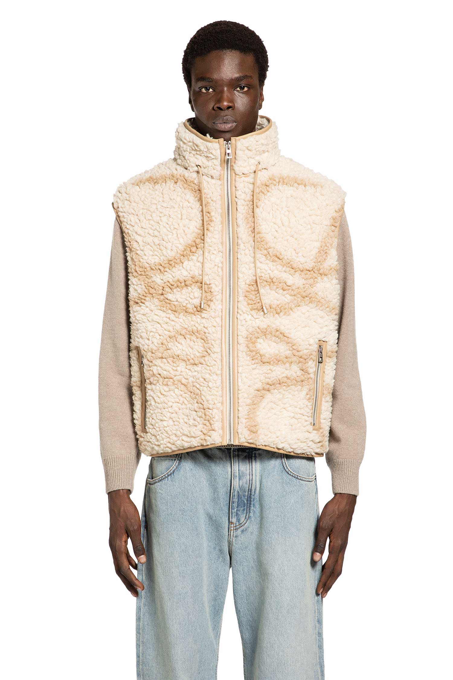 Оригінальна Vest In Anagram Fleece Loewe – боковий вид