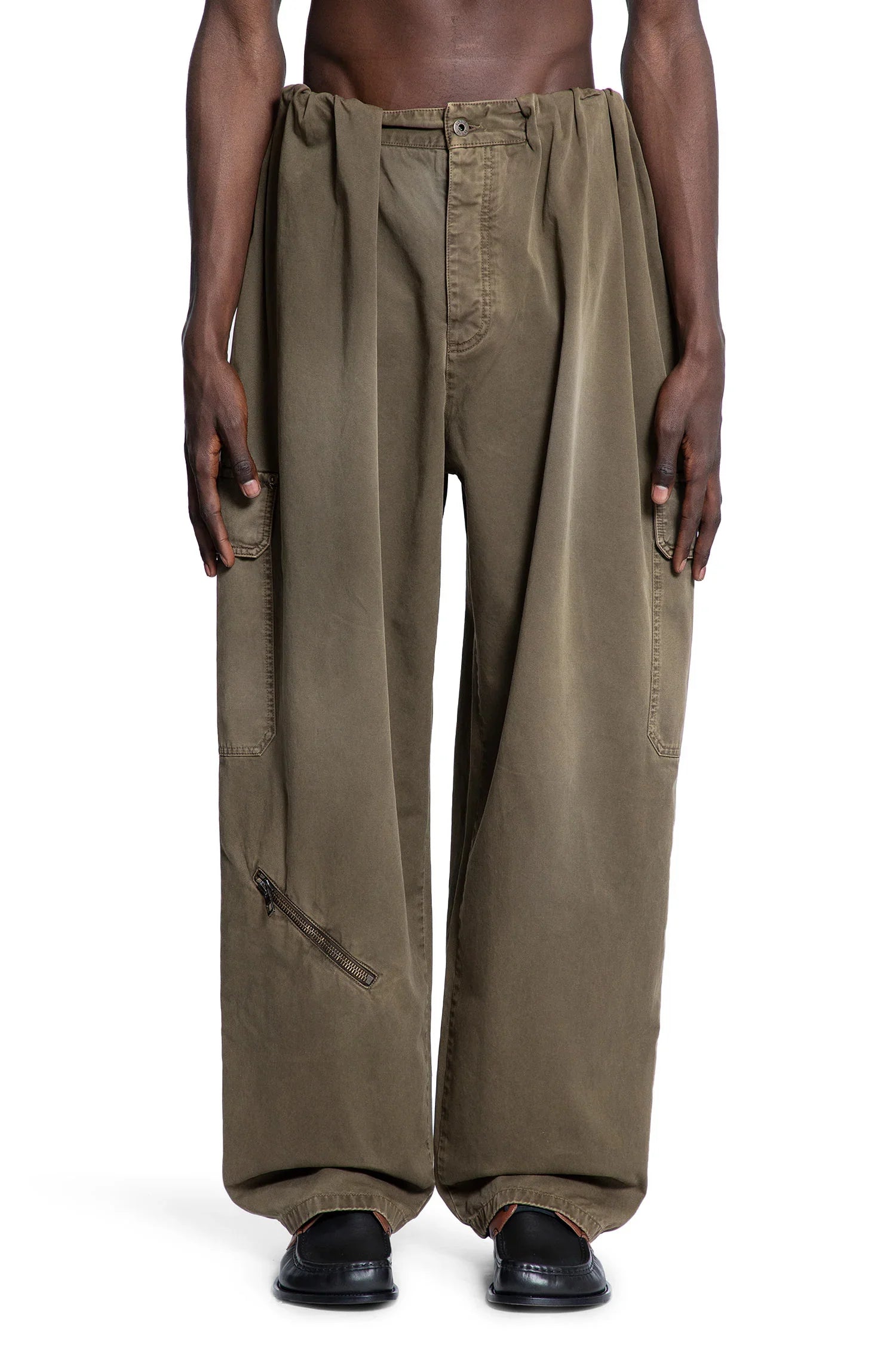 Man Green Trousers Loewe – Гарантія оригінальності – вид ззаду