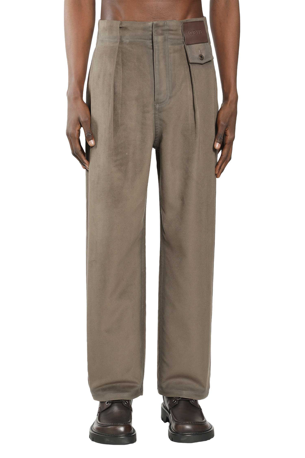 Trousers In Moleskin Loewe оригінал – Купити в Україні – вид ззаду