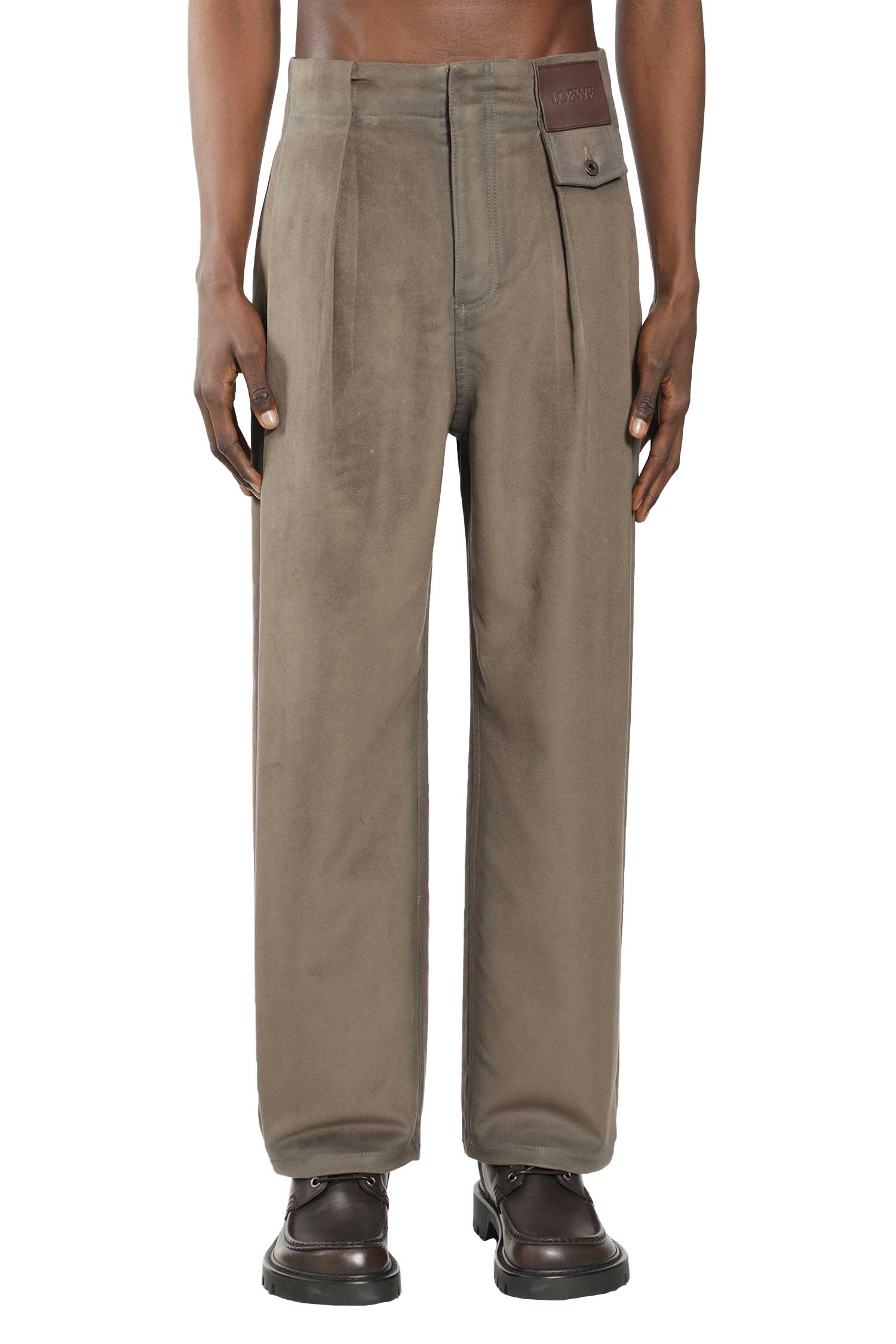 Trousers In Moleskin Loewe оригінал – Купити в Україні – вид ззаду