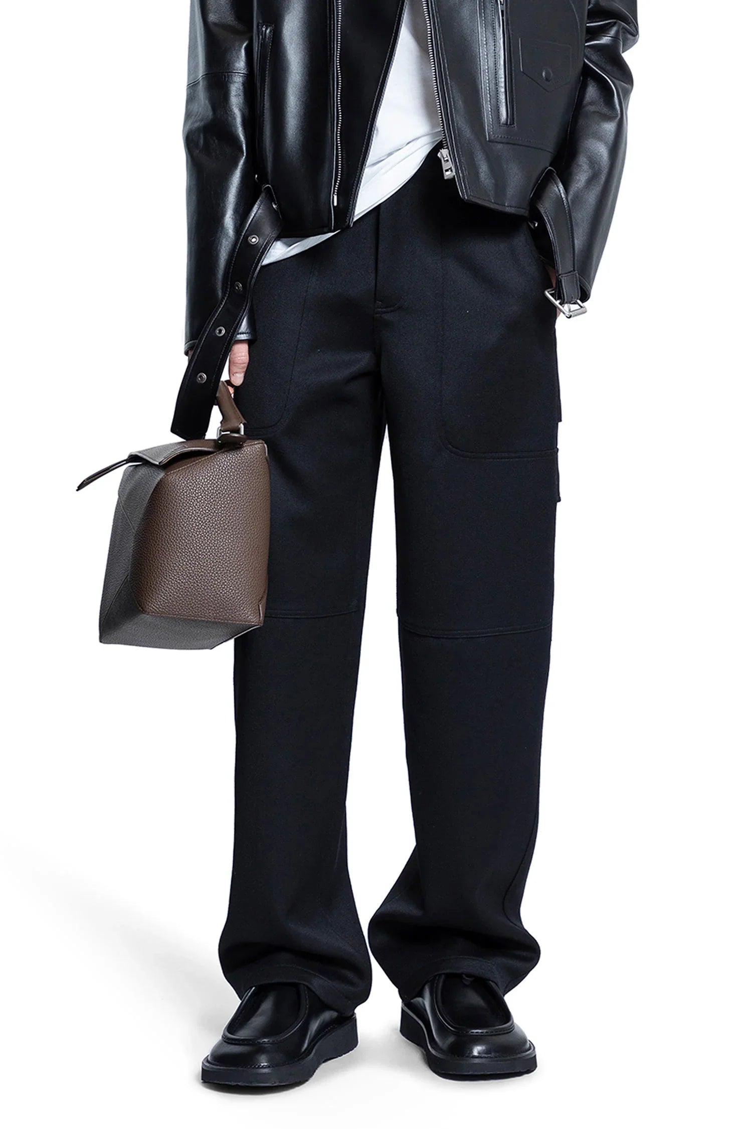 Man Black Trousers Loewe – Гарантія оригінальності – боковий вид