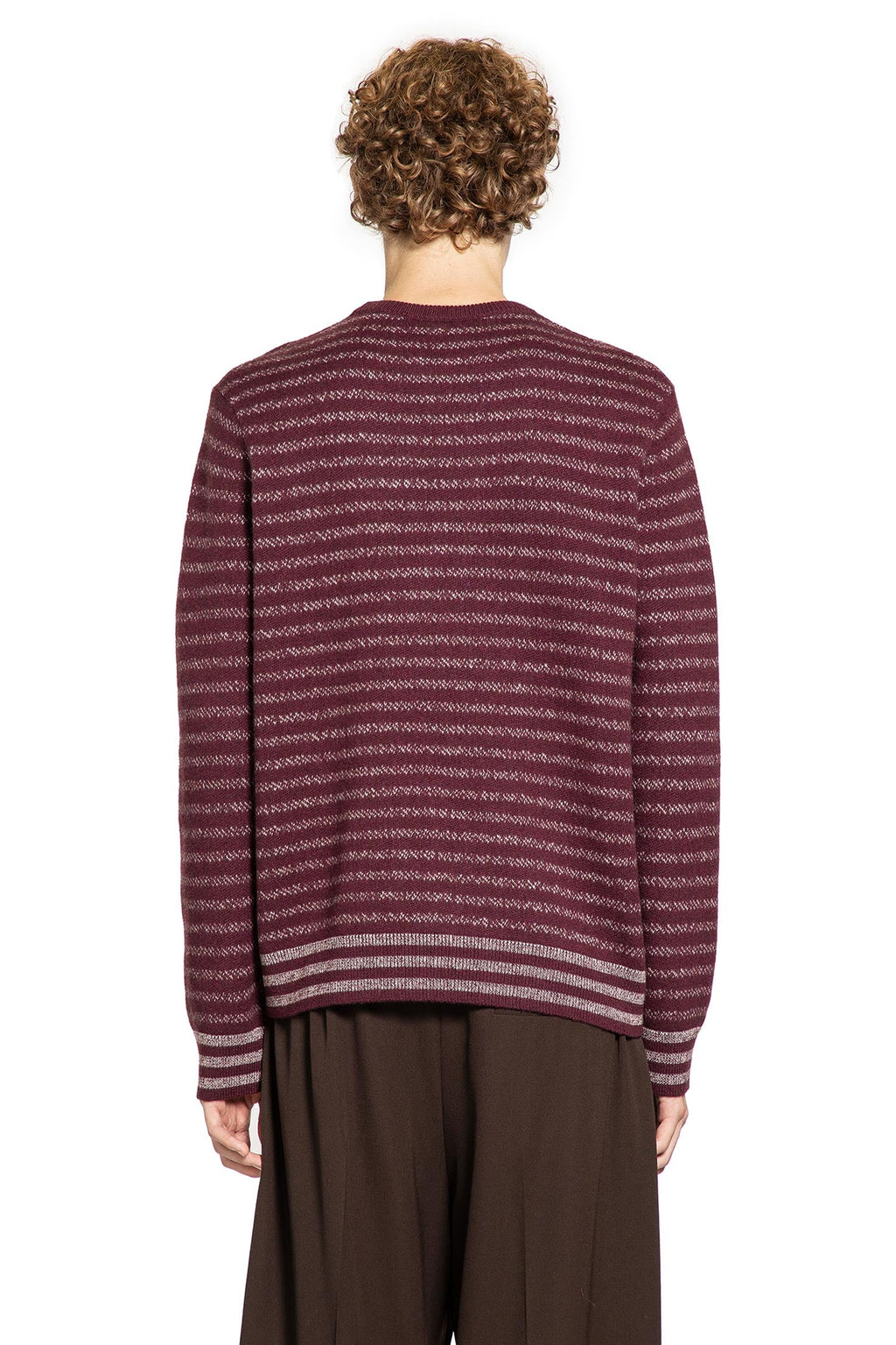 Wool Striped Crewneck Knitwear Loewe – Гарантія оригінальності – збільшений вид