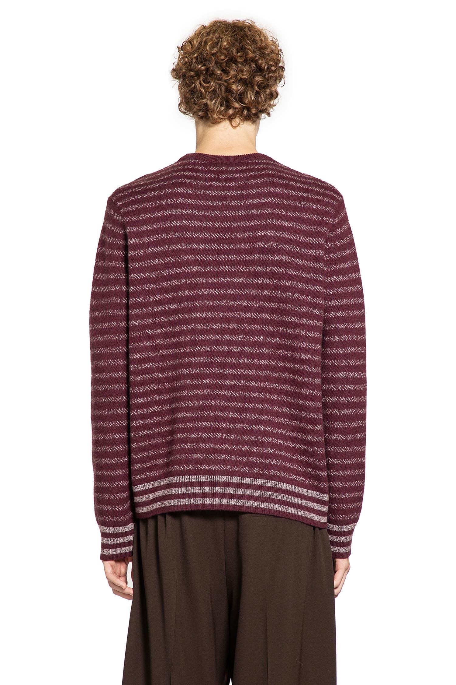 Wool Striped Crewneck Knitwear Loewe – Гарантія оригінальності – збільшений вид