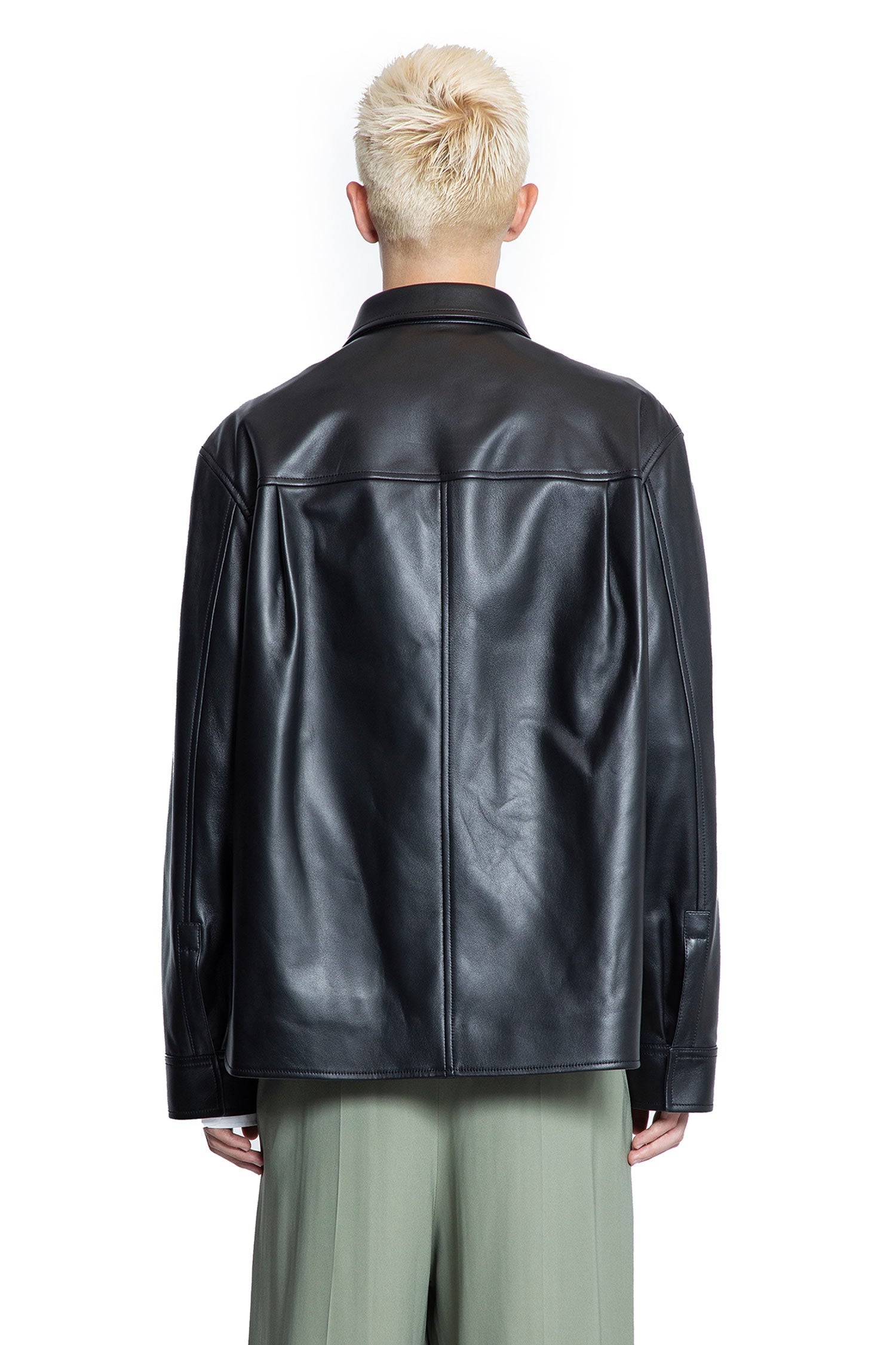 Overshirt In Nappa Lambskin Loewe – Гарантія оригінальності – збільшений вид