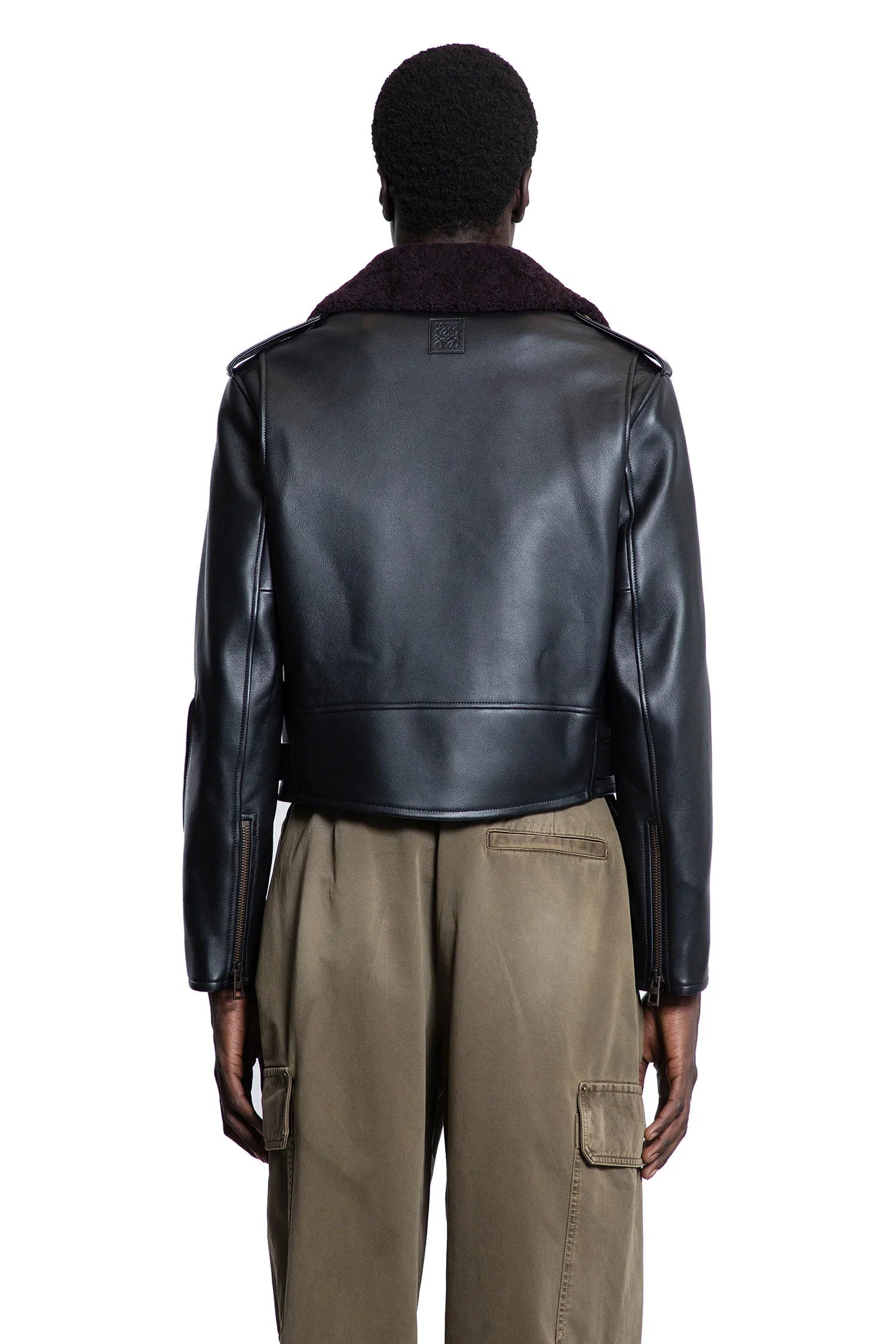 Leather Biker Jacket Loewe оригінал – Купити в Україні – збільшений вид