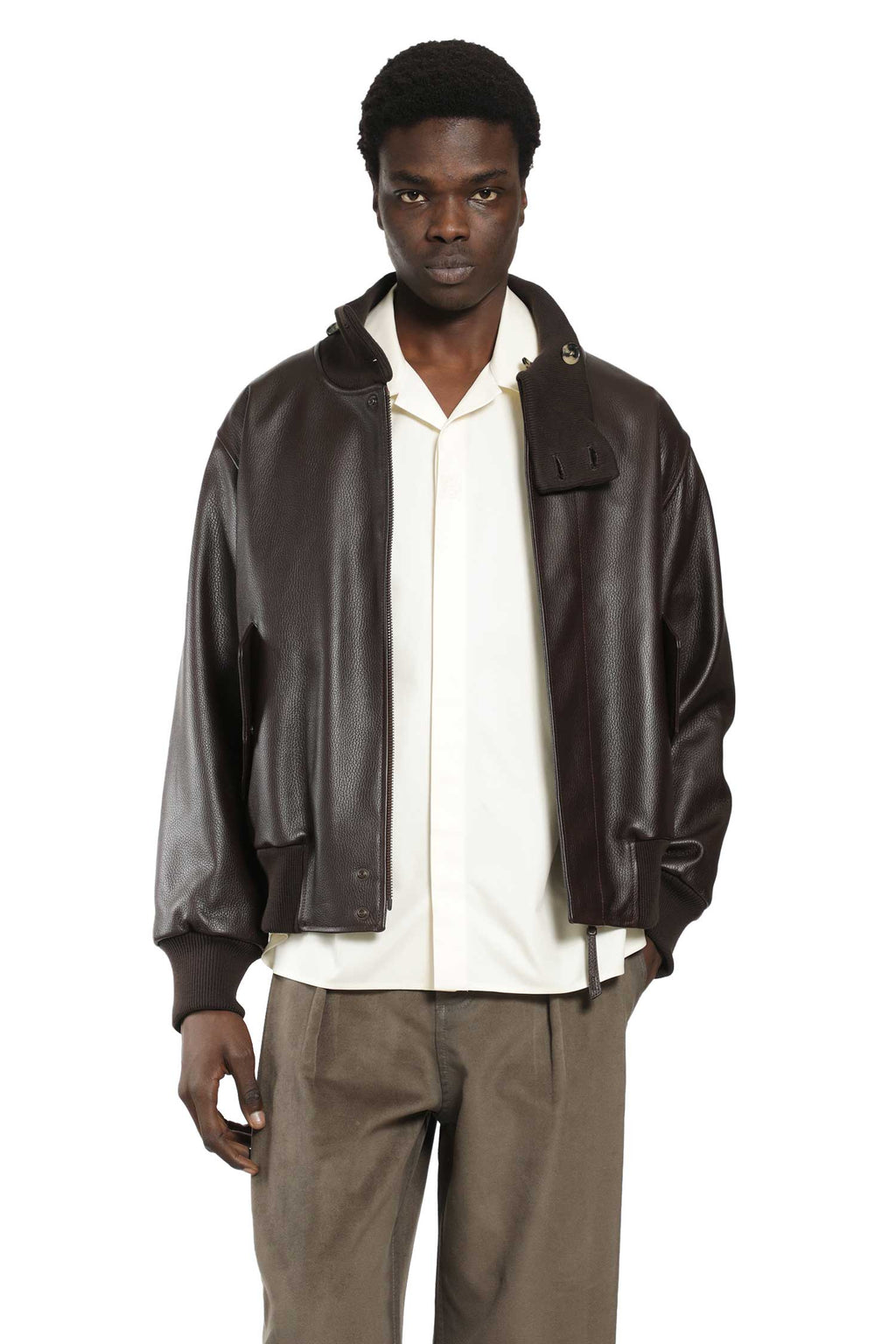 Jacket In Nappa Lambskin Loewe оригінал – Купити в Україні – боковий вид