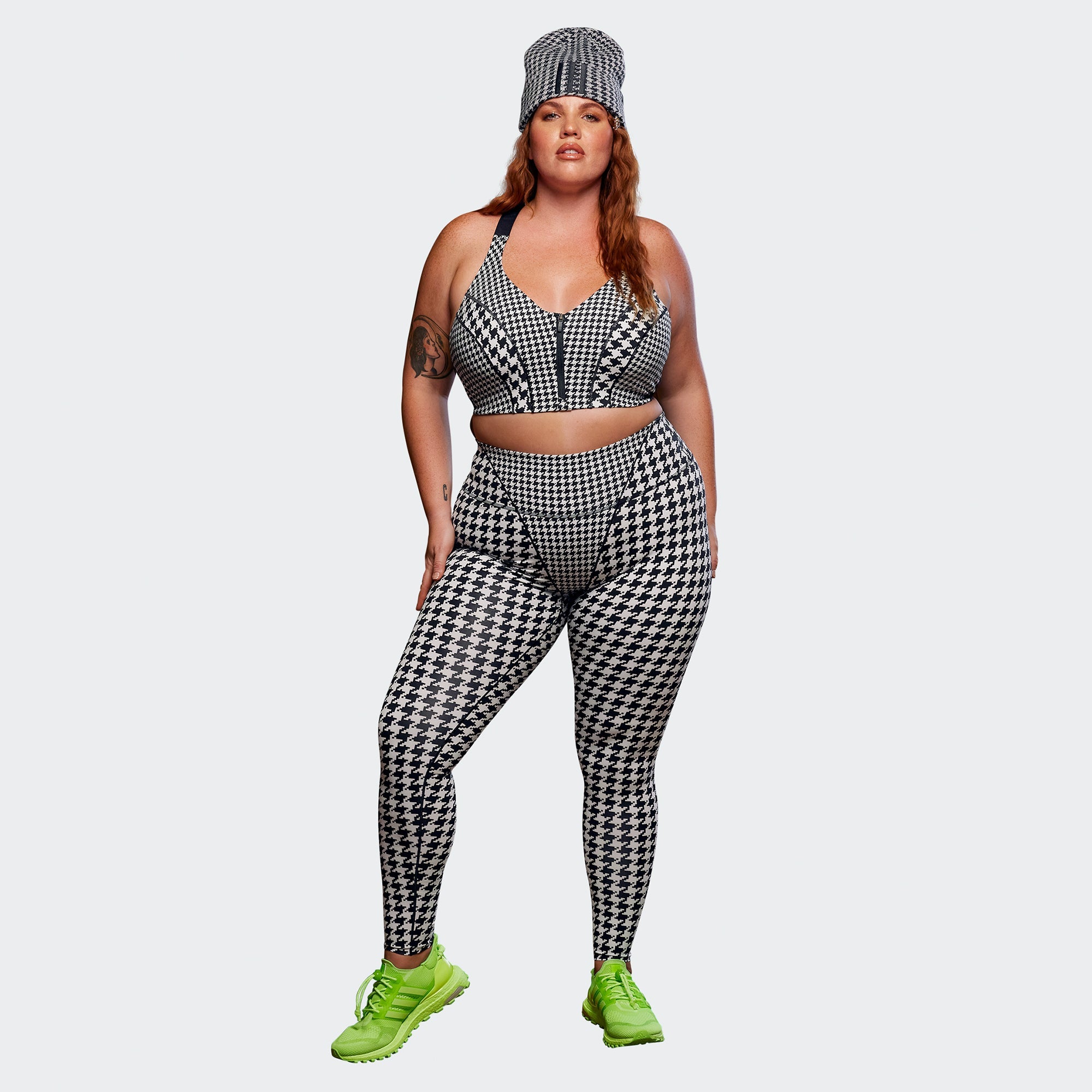 Womens Zip Bra 2.0 Clear Grey Adidas – Гарантія оригінальності – вид ззаду - ADIDAS
